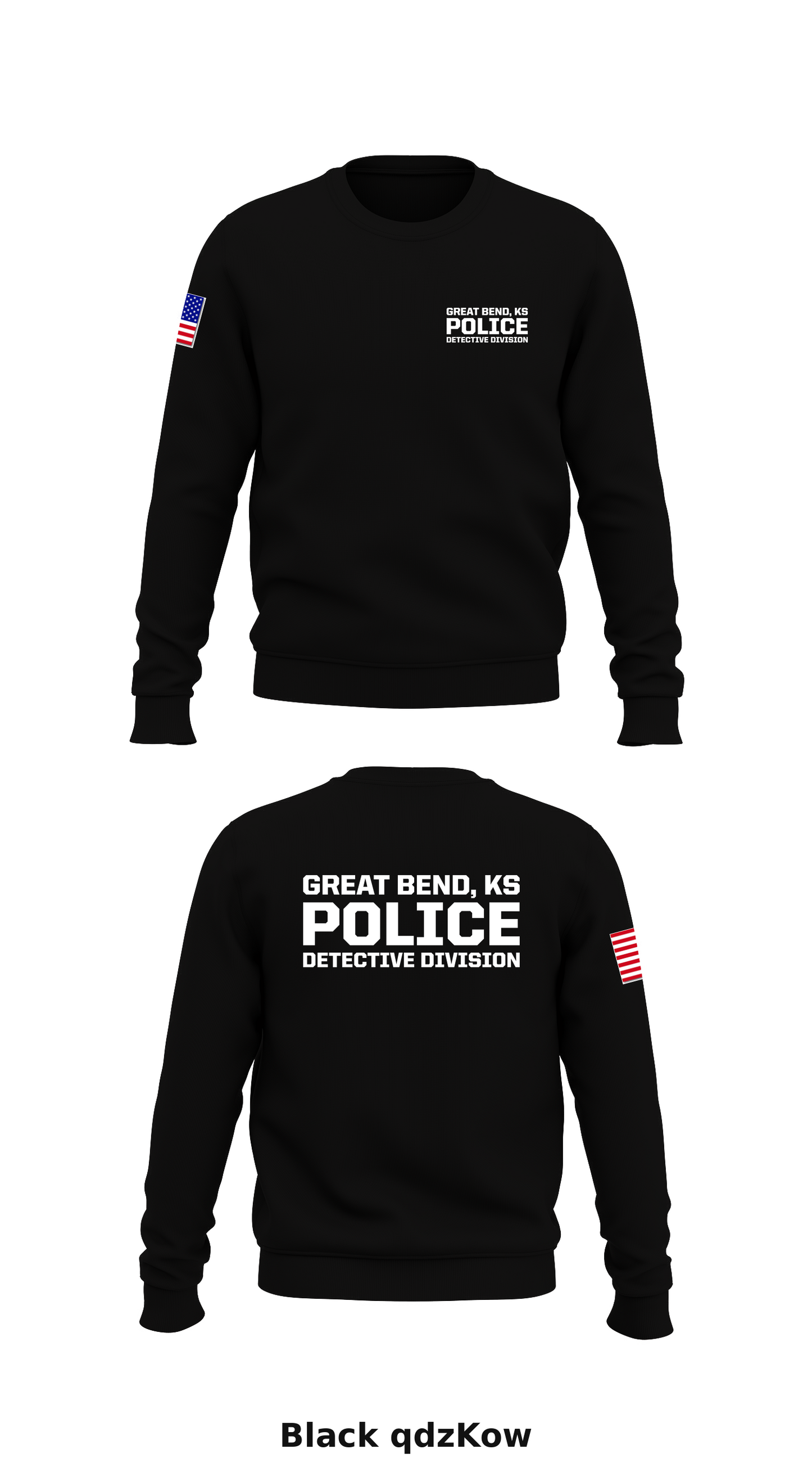 Detective Division Store 1 Core Men's Crewneck Performance Sweatshirt - qdzKow