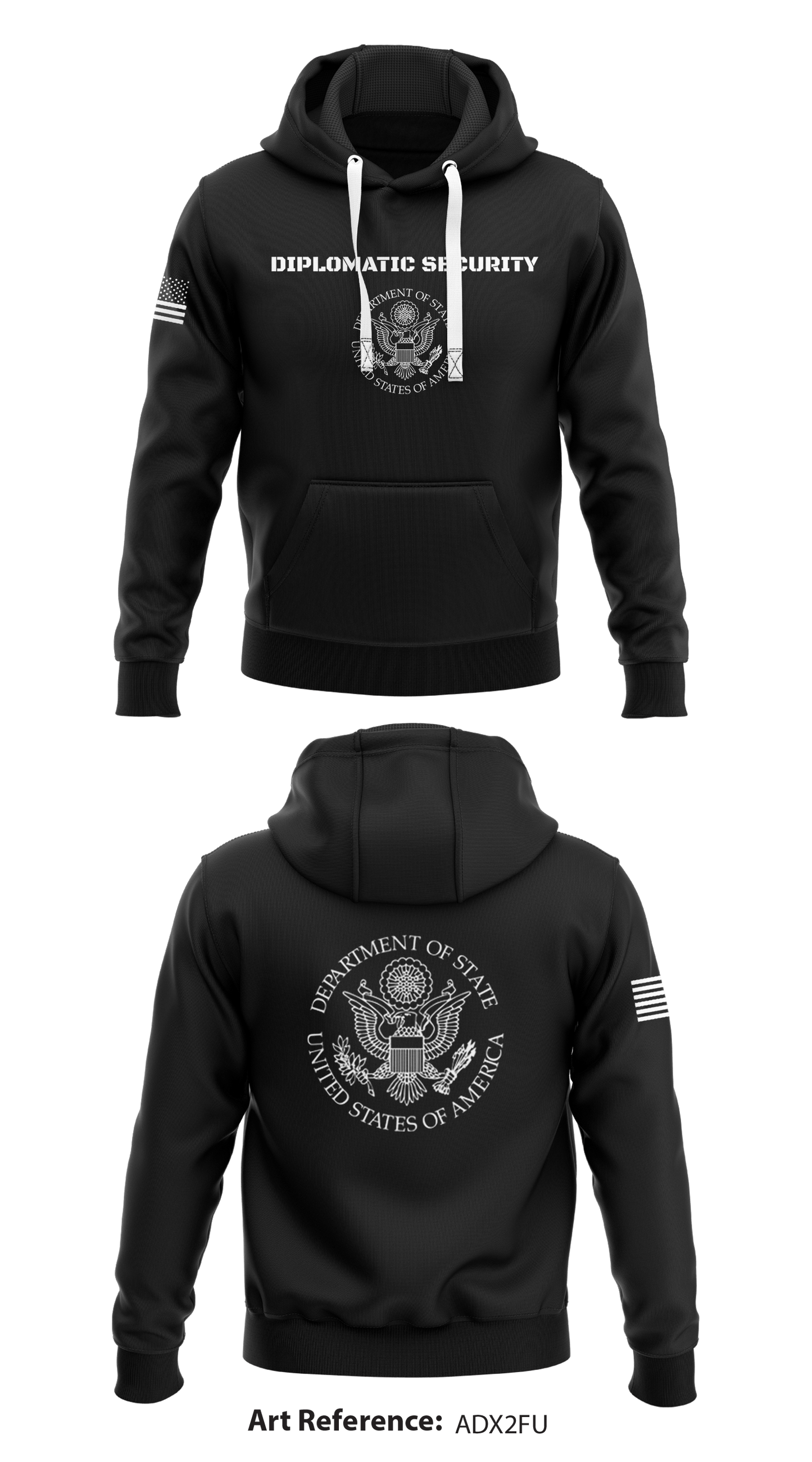 Diplomatic Security Service Store 1 Core Men's Hooded Performance Sweatshirt - Adx2fU