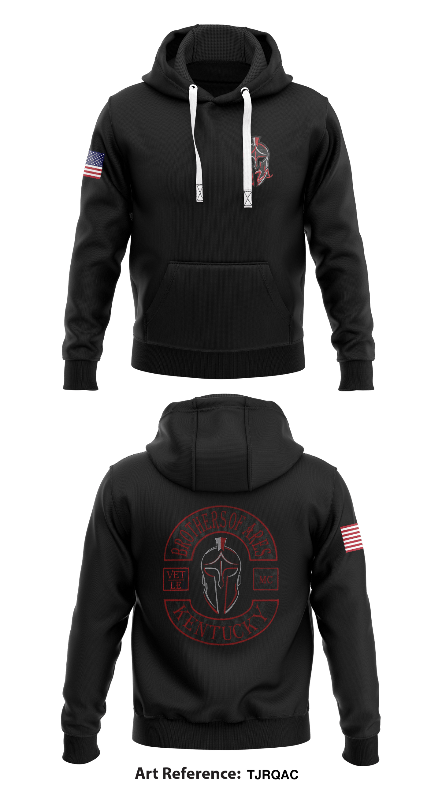 Brothers of Ares VET/LE MC Store 1 Core Men's Hooded Performance Sweatshirt - TjrQAC