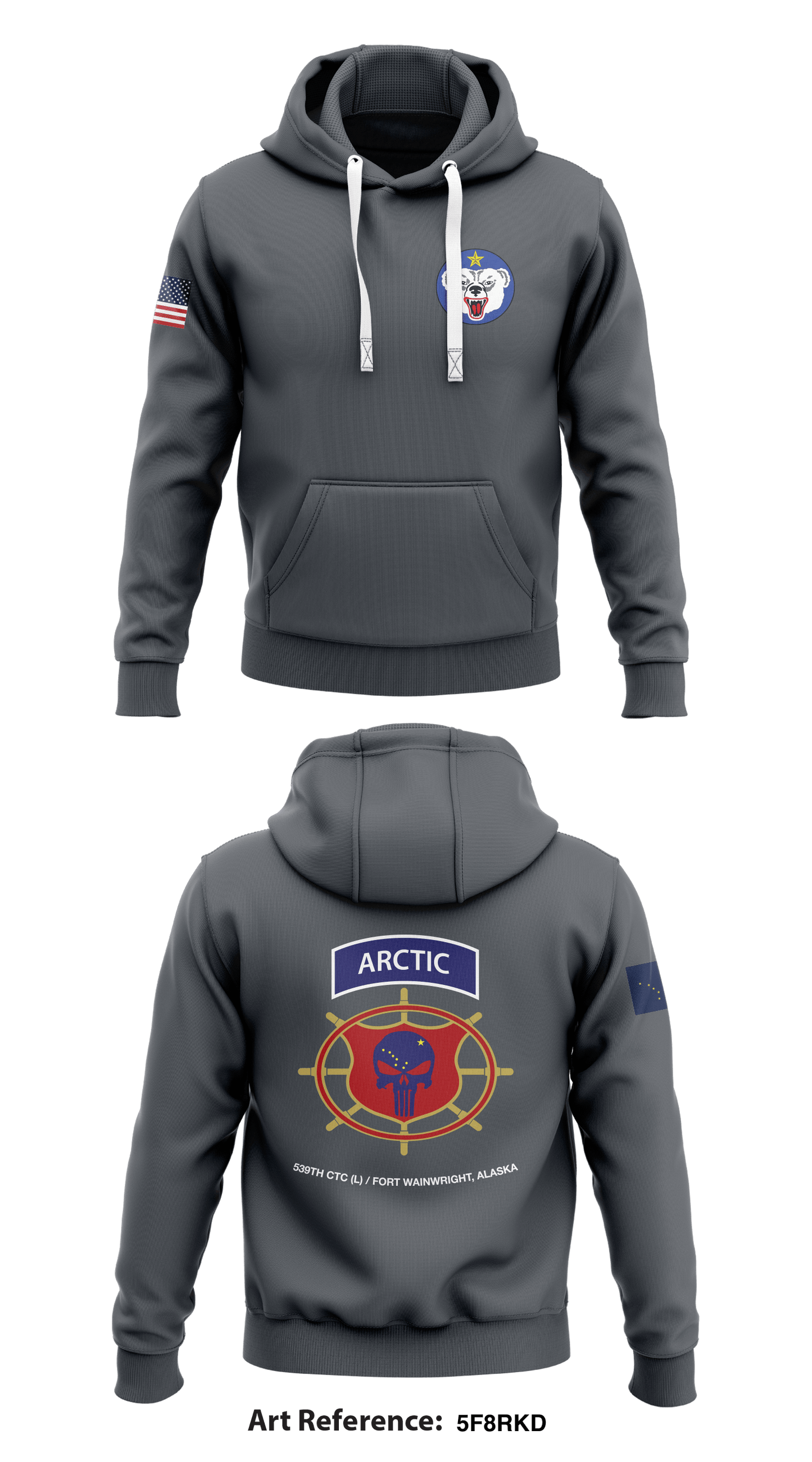 539th CTC (L) Store 1 Core Men's Hooded Performance Sweatshirt - 5F8RkD