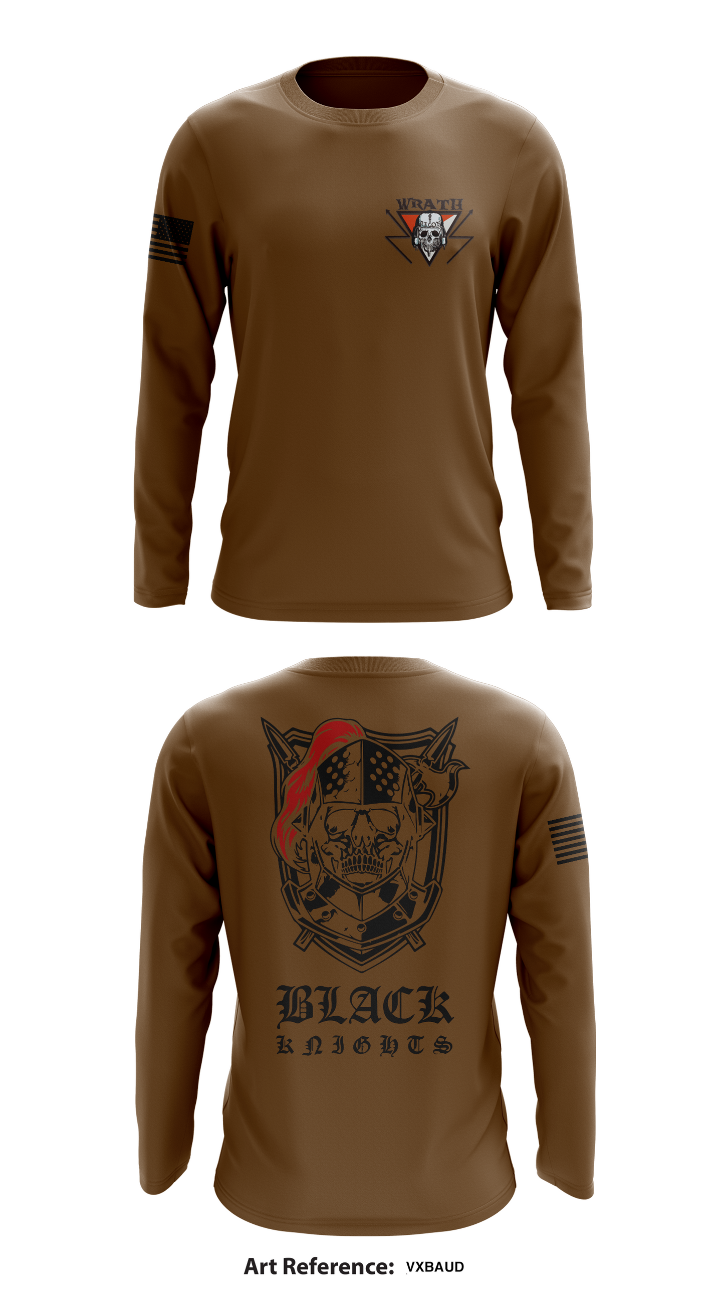 3-61 Cav Store 1 Core Men's LS Performance Tee - vXBaUd