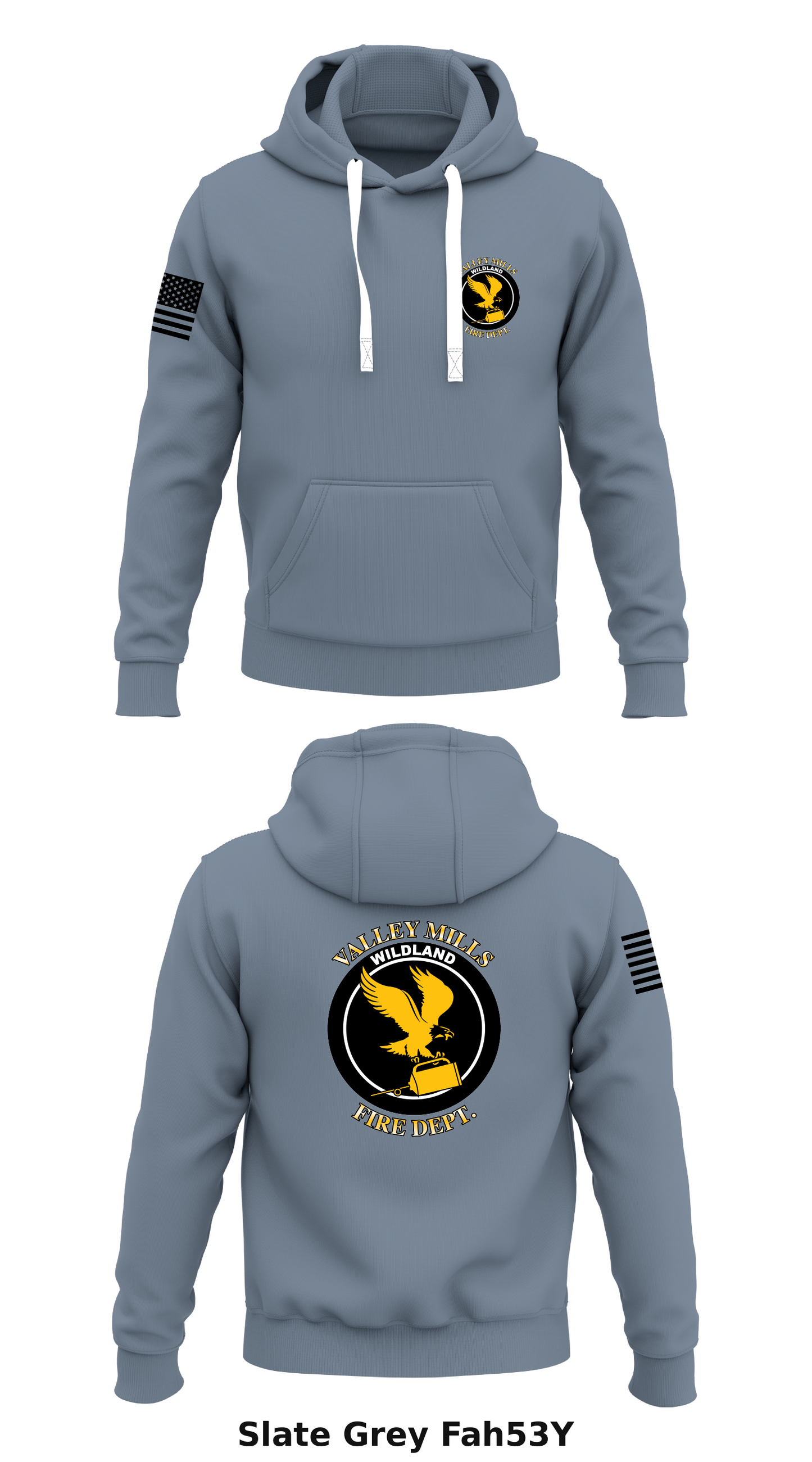 Valley Mills VFD Store 1 Core Men's Hooded Performance Sweatshirt - Fah53Y