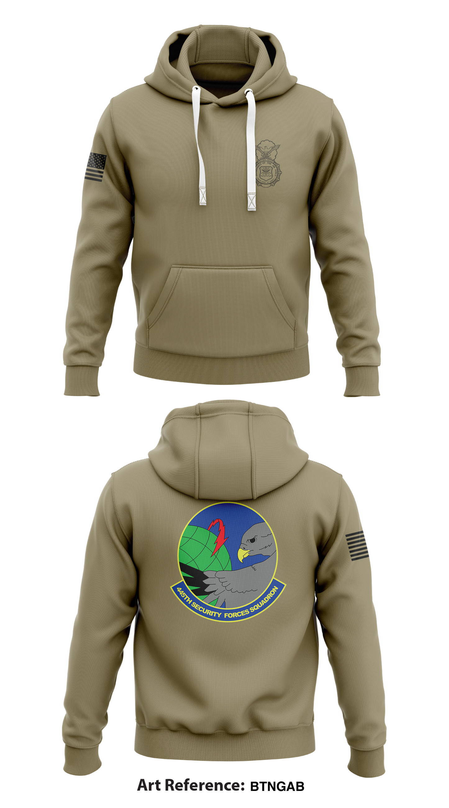 445th SFS WPAFB Store 1 Core Men's Hooded Performance Sweatshirt - BtNGaB