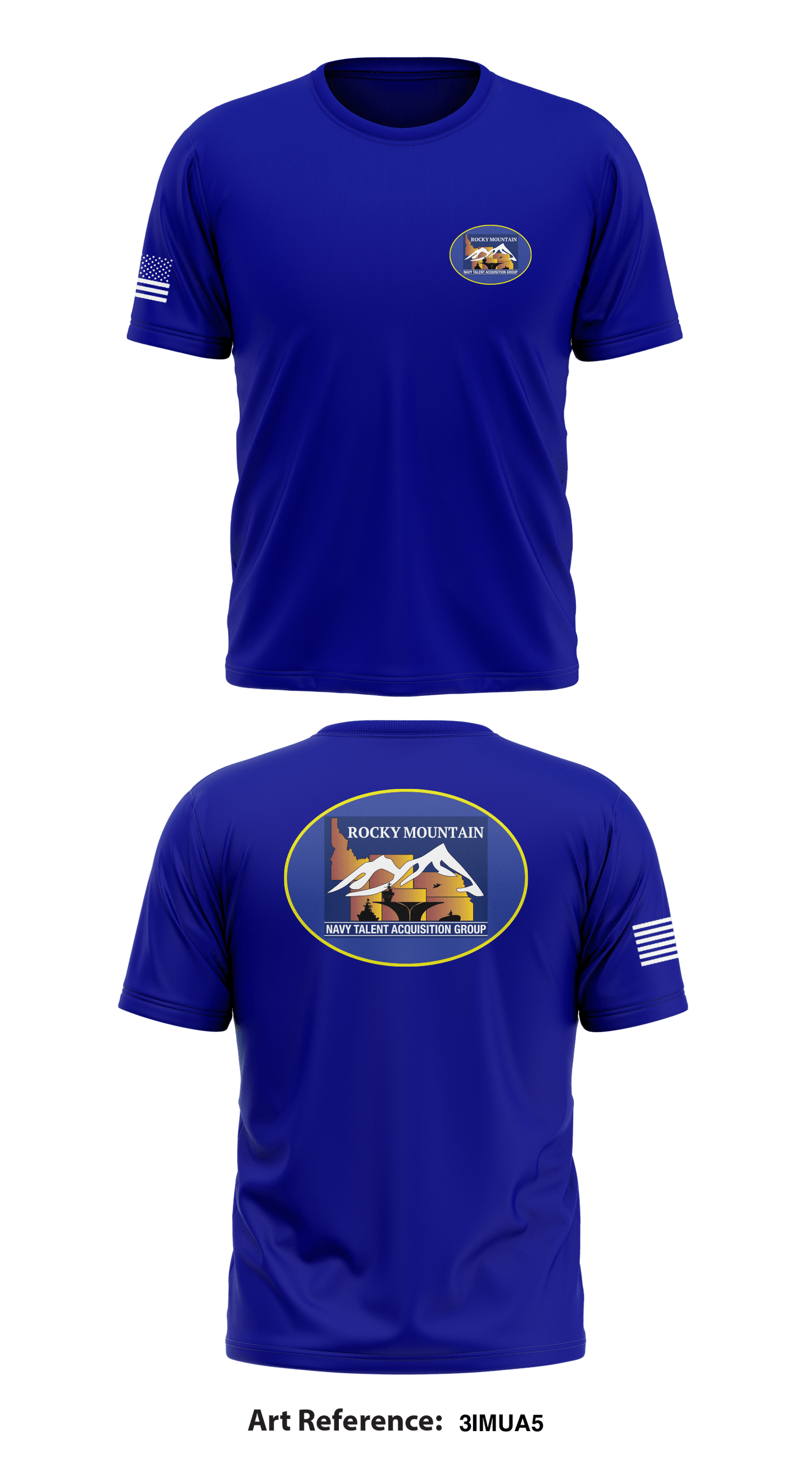 Navy Talent Acquisition Group Rocky Mountain Store 1 Core Men's SS Performance Tee - 3ImUA5