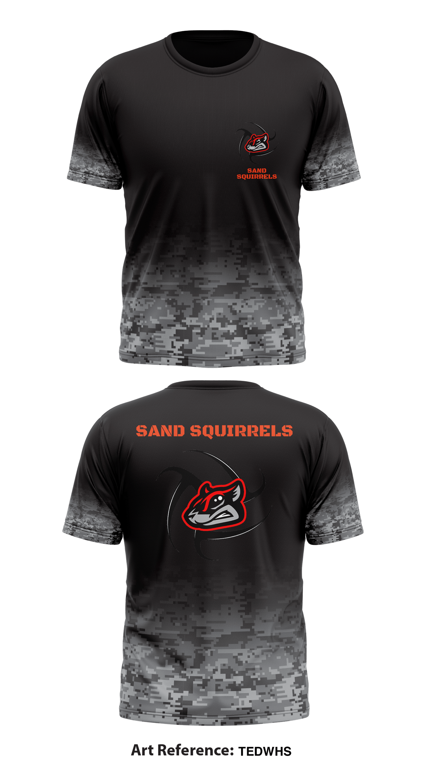 Sand Squirrels Store 1 Core Men's SS Performance Tee - teDWhs