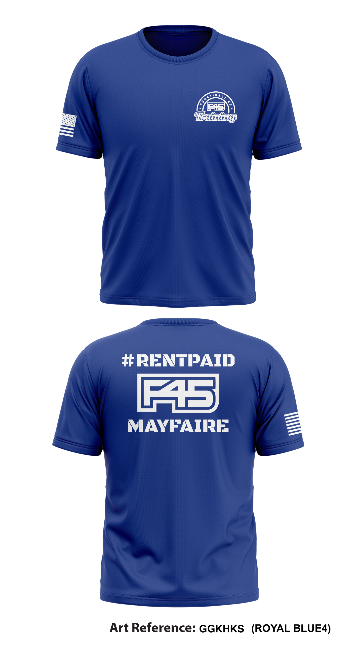 F45 Training Mayfaire Store 1 Core Men's SS Performance Tee - GGkhks