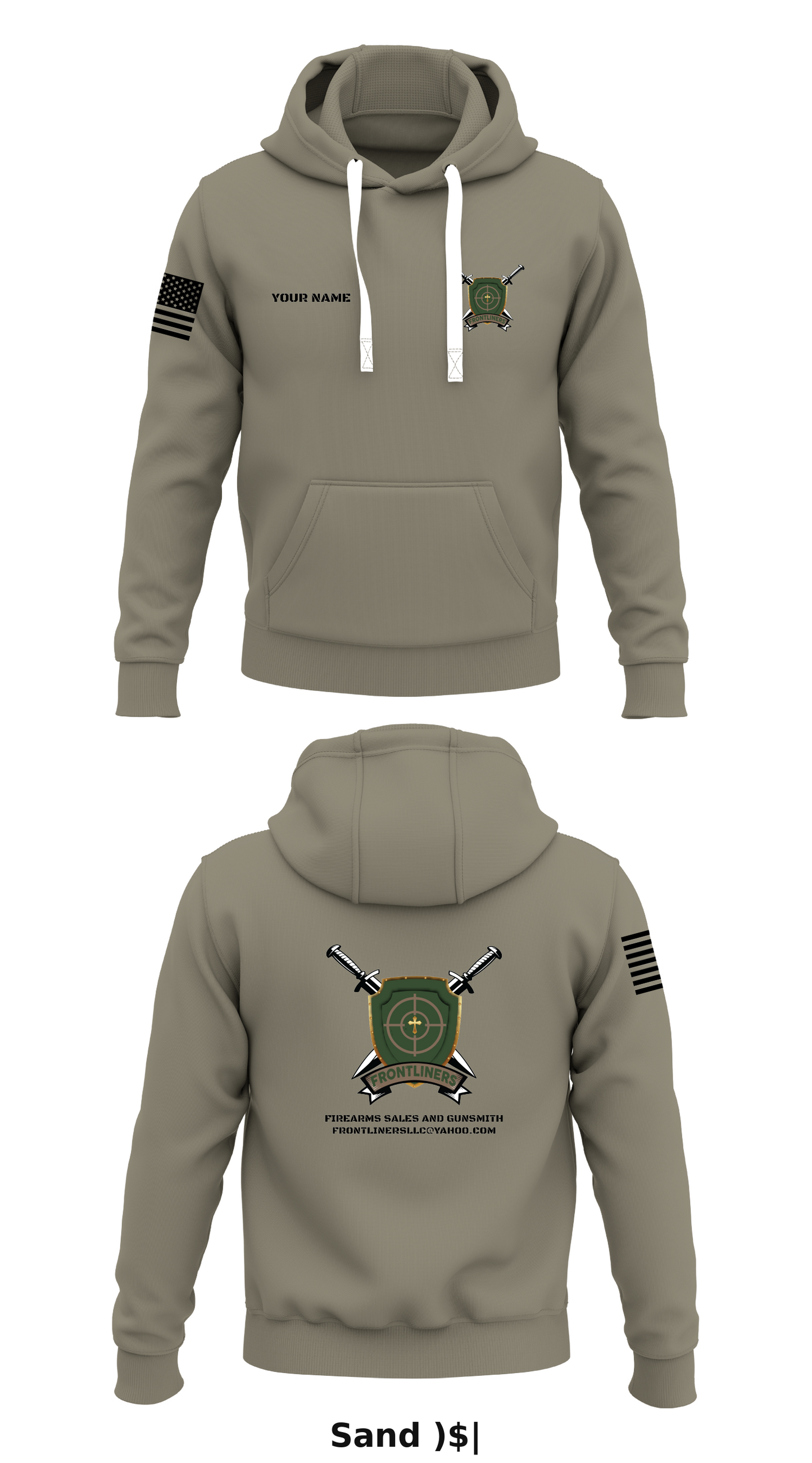 Frontliners Store 1 Core Men's Hooded Performance Sweatshirt - )$|
