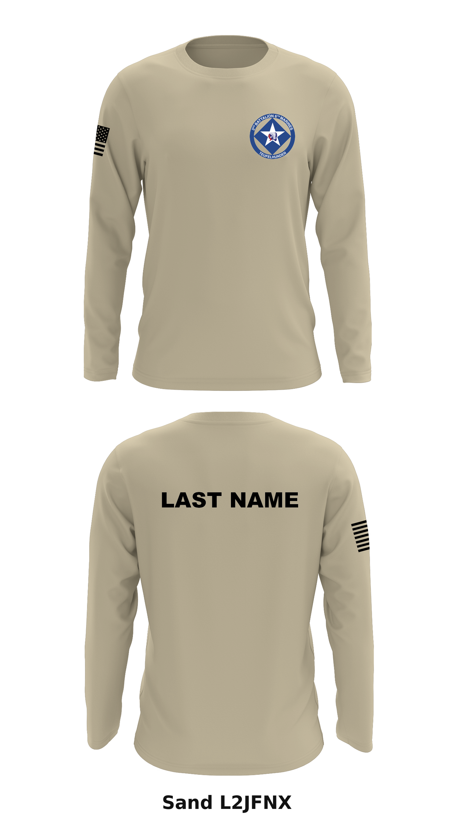 I Co, 3rd BN, 6th Marines Store 1 Core Men's LS Performance Tee - L2JFNX