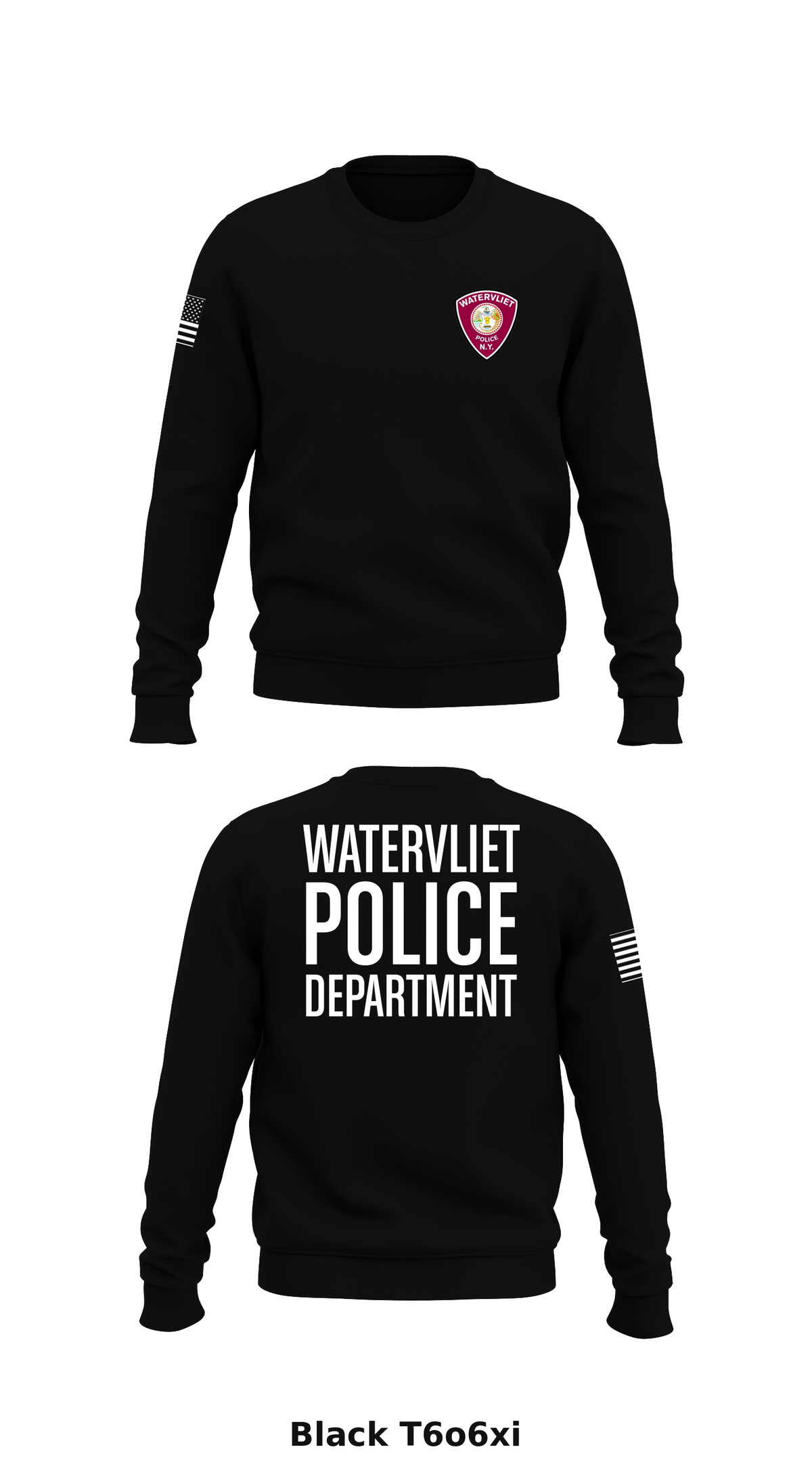 Watervliet police department Store 1 Core Men's Crewneck Performance Sweatshirt - T6o6xi