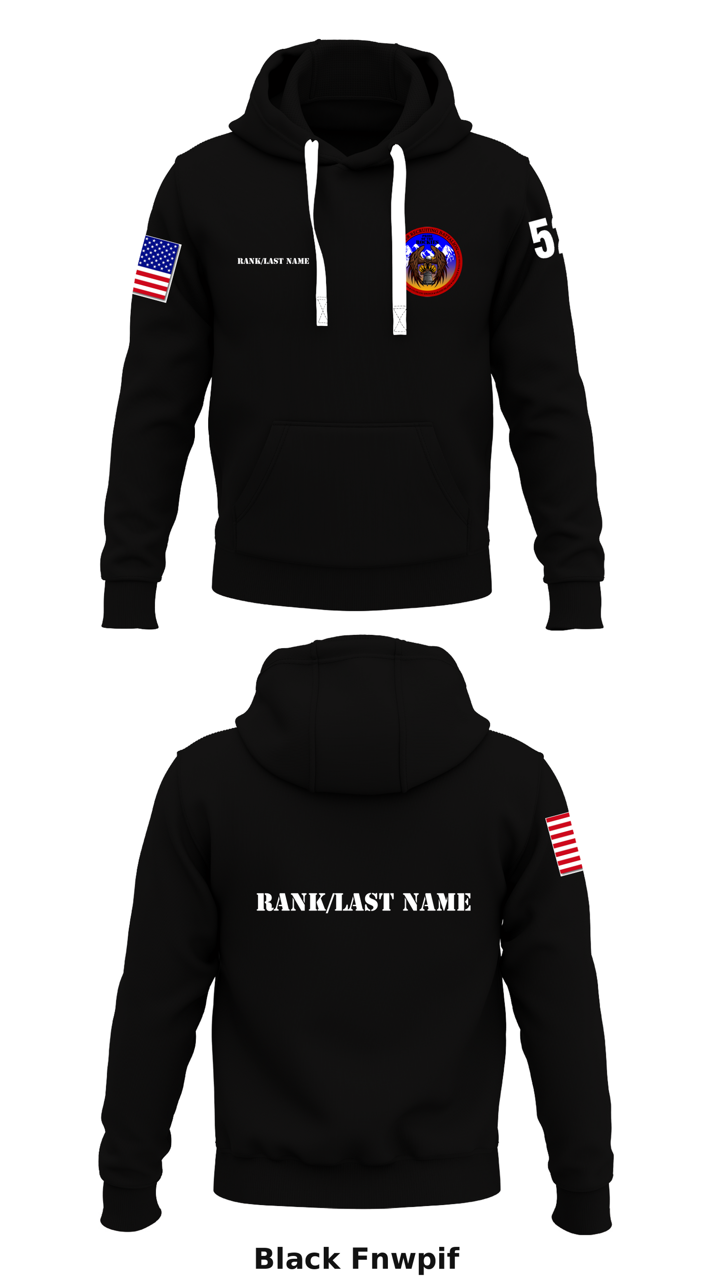 Colorado Army Recruiting Battalion Store 1 Core Men's Hooded Performance Sweatshirt - Fnwpif