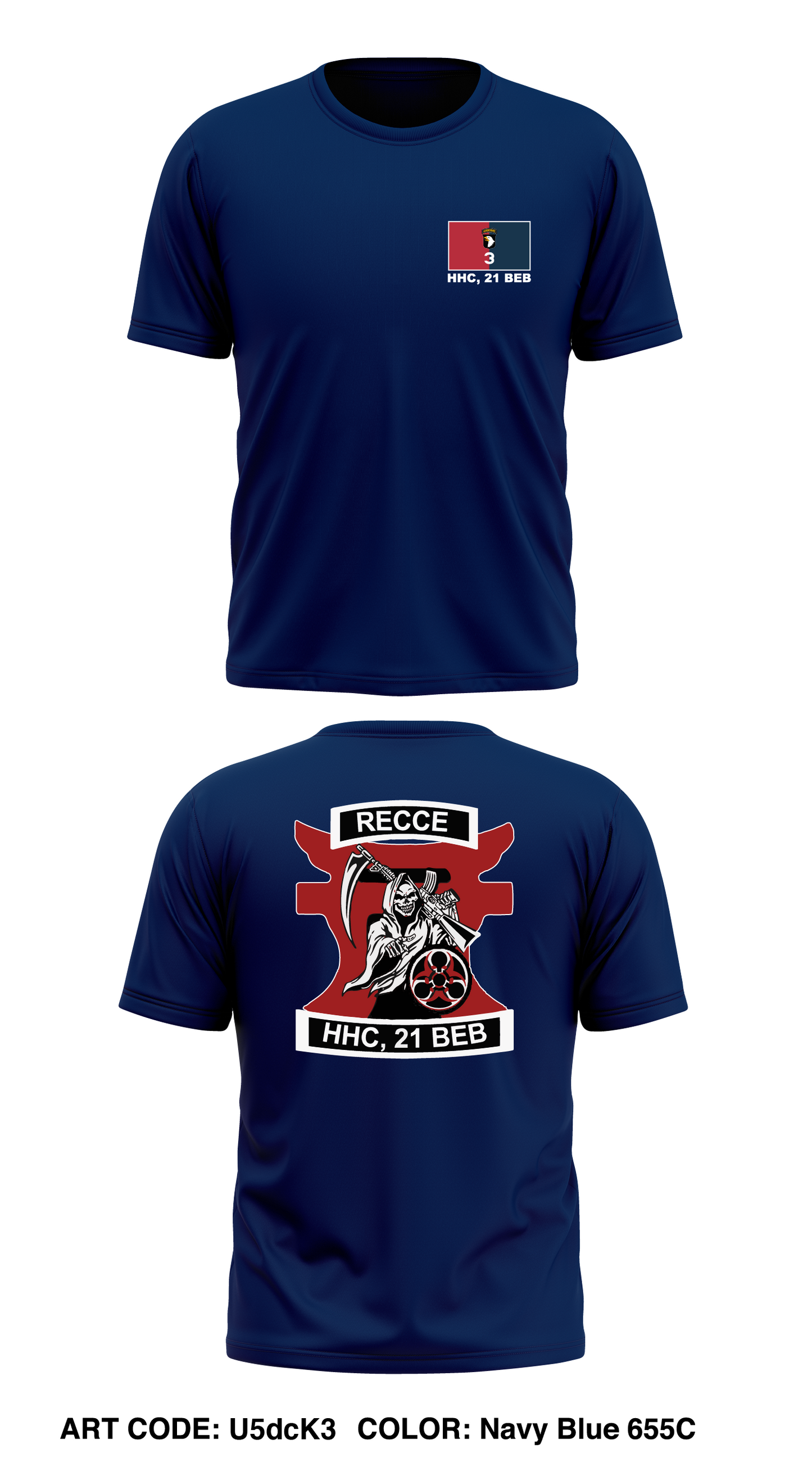 21BEB Store 1 Core Men's SS Performance Tee - U5dcK3