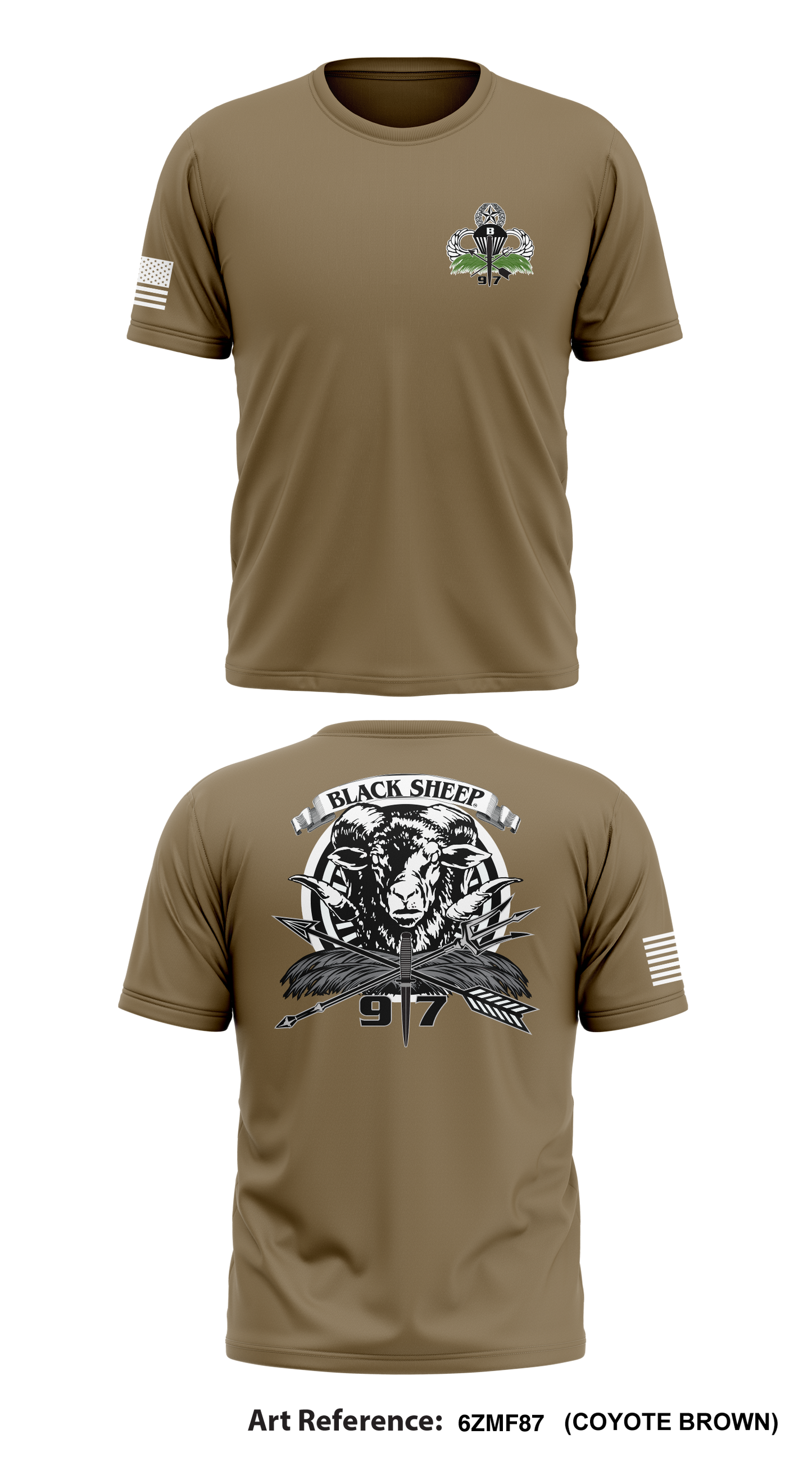 B/97th Civil Affairs Battalion Store 1 Core Men's SS Performance Tee - 6ZMF87