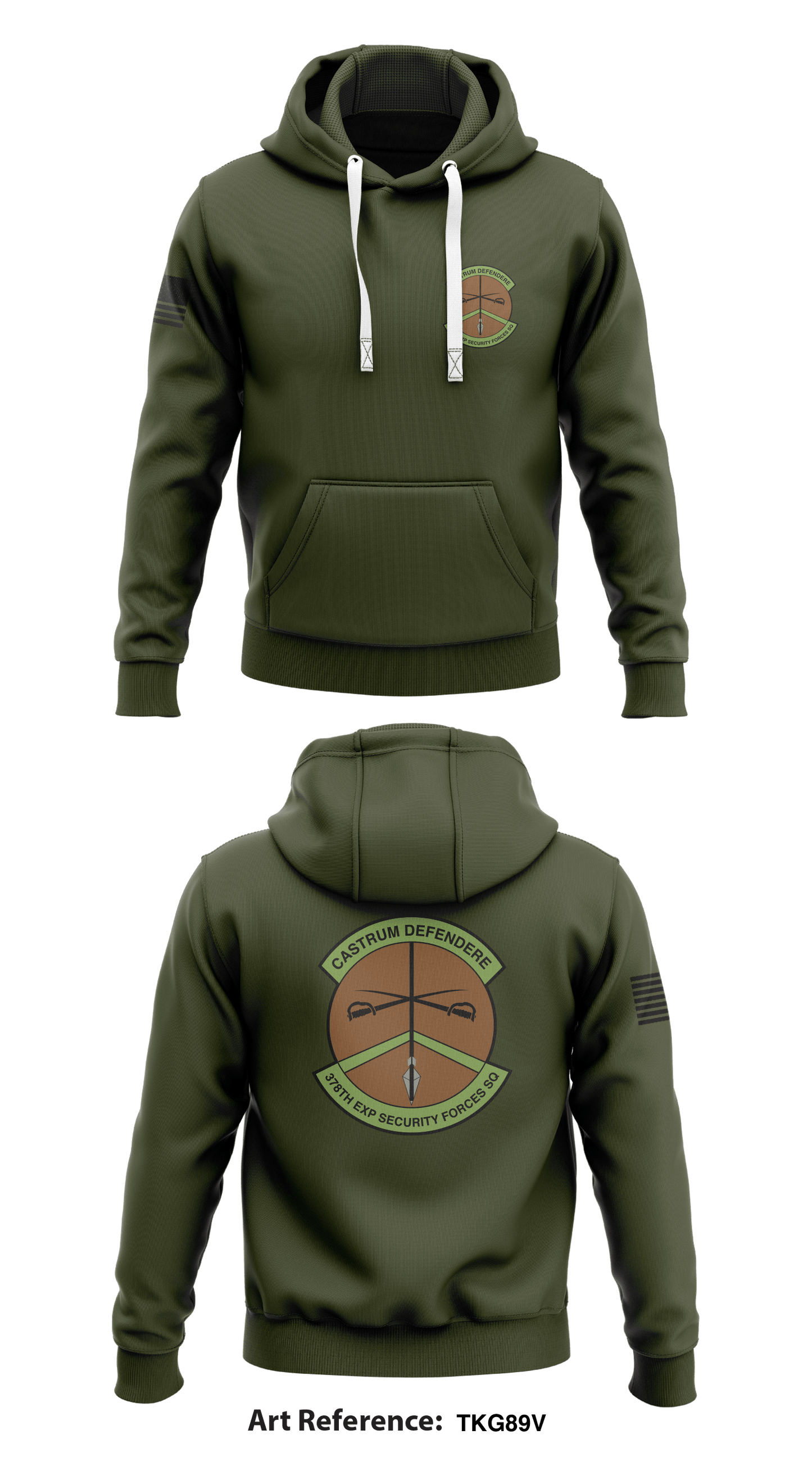 378 ESFS Store 1 Core Men's Hooded Performance Sweatshirt - TkG89v