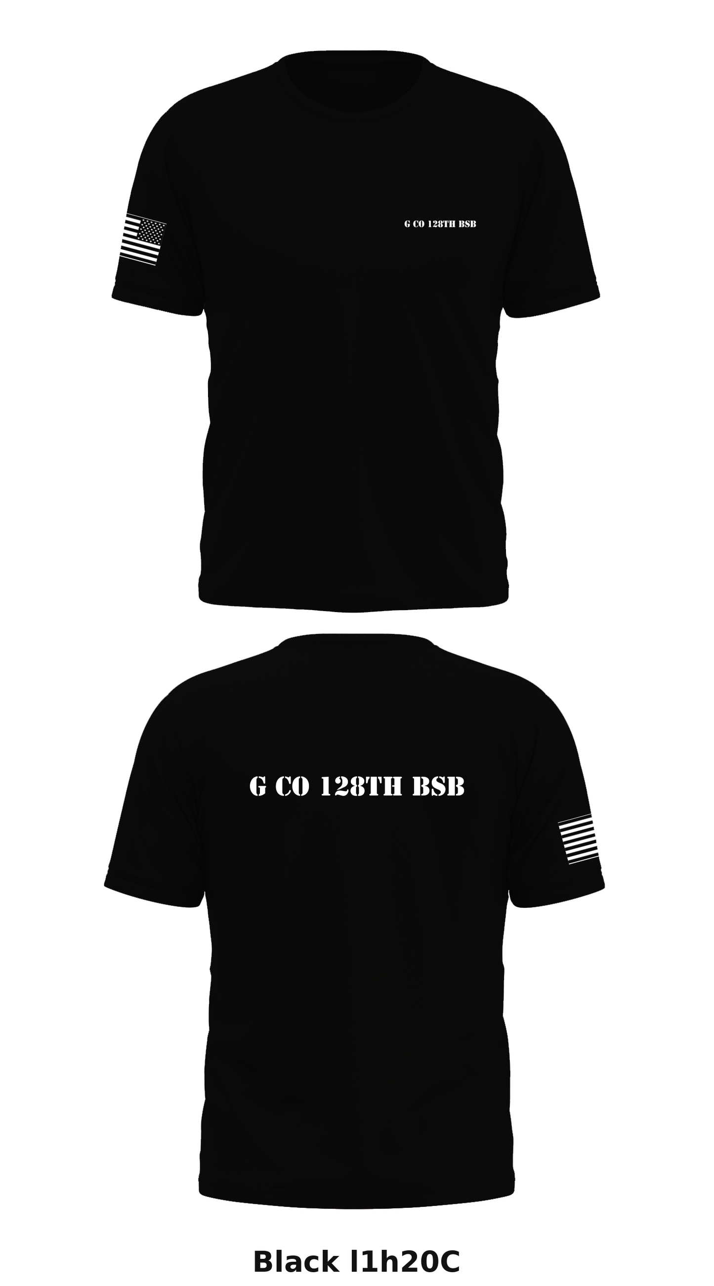 G co 128th BSB Store 1 Core Men's SS Performance Tee - l1h20C