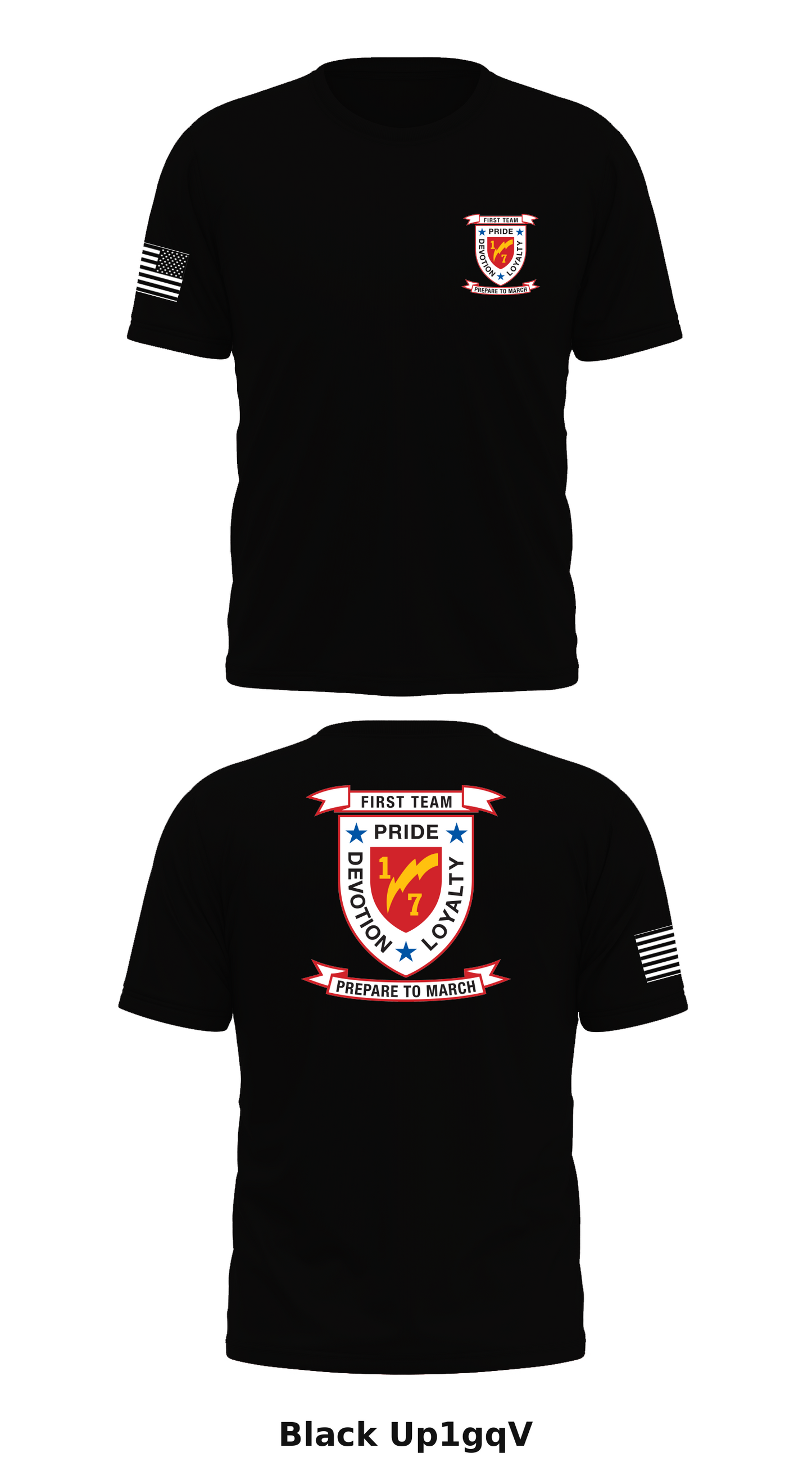 1st BN 7th Marine Rgt Store 1 Core Men's SS Performance Tee - Up1gqV