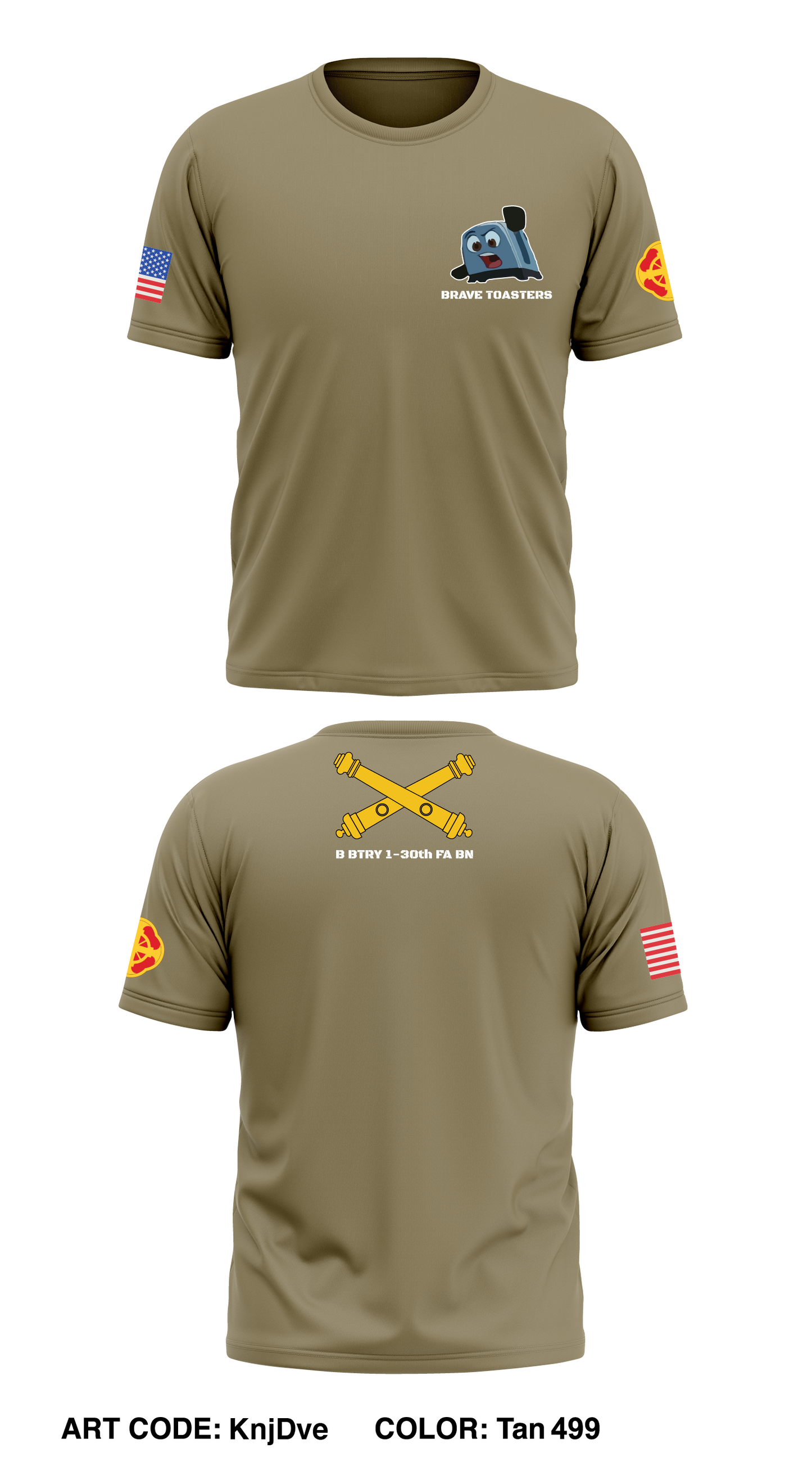 B BTRY, 1-30th FA BN, 428 BDE Store 1 Core Men's SS Performance Tee - KnjDve