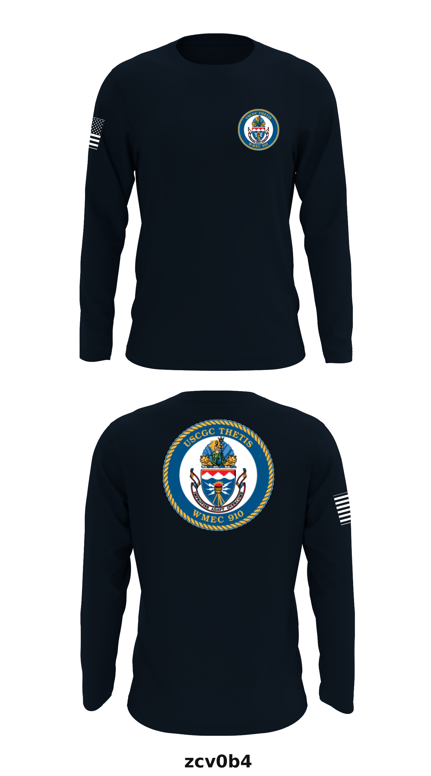 USCGC THETIS Store 1 Core Men's LS Performance Tee - zcv0b4