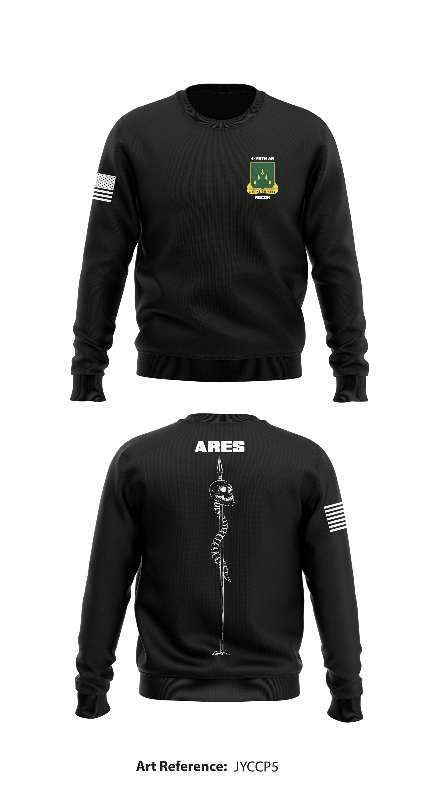 Ares Platoon Store 1 Core Men's Crewneck Performance Sweatshirt - JYcCp5