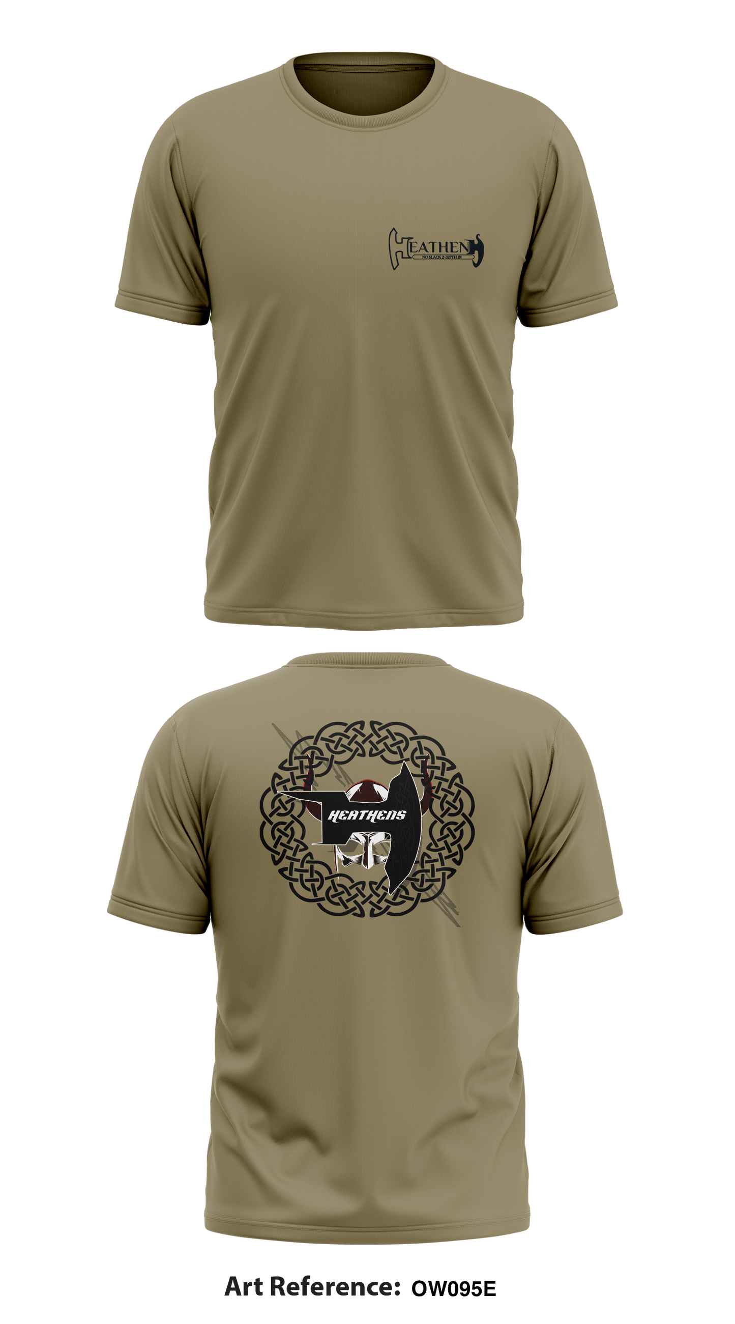 Heathens, DEMON Co, 2-327th IN Store 1 Core Men's SS Performance Tee - ow095e