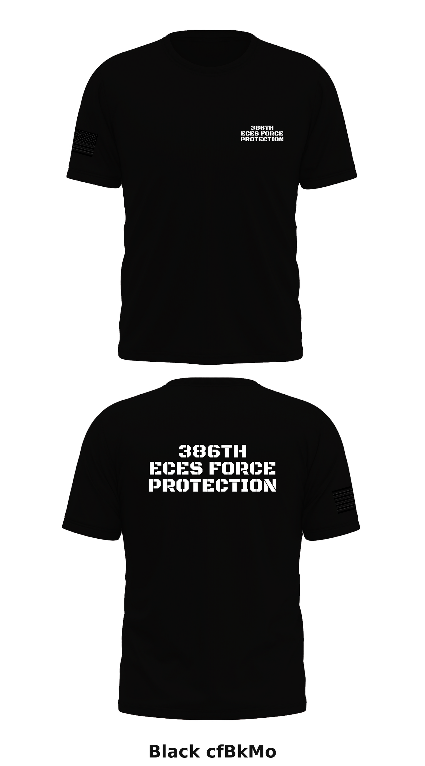 386th ECES Force Protection Store 1 Core Men's SS Performance Tee - cfBkMo