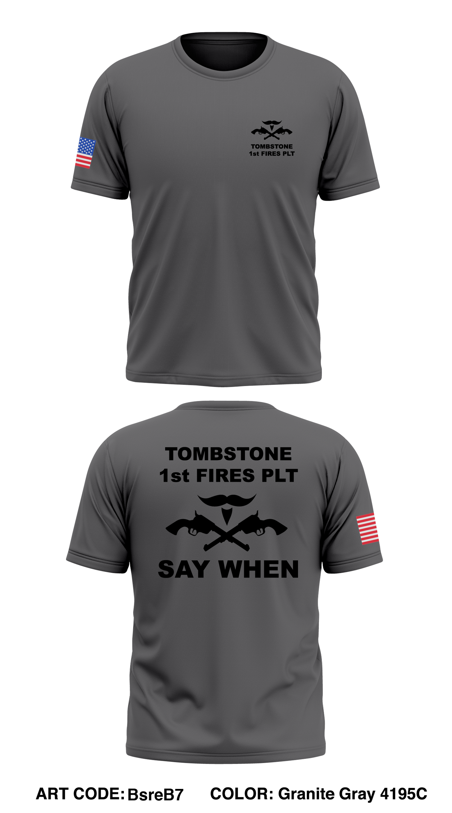 B BTRY 5th BN, 3rd FA Store 1 Core Men's SS Performance Tee - BsreB7