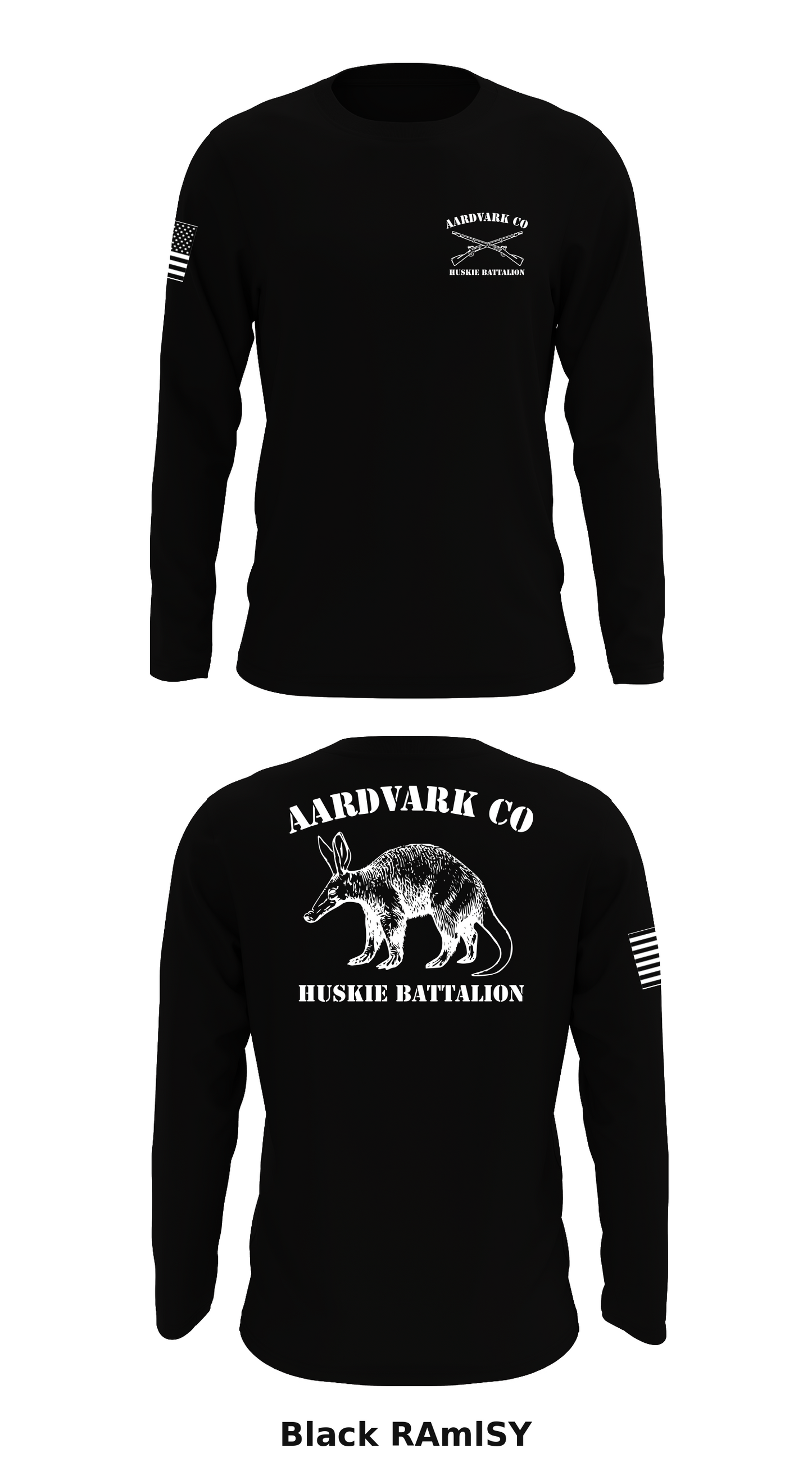 Aardvark Co, Huskie Battalion Store 1 Core Men's LS Performance Tee - RAmlSY