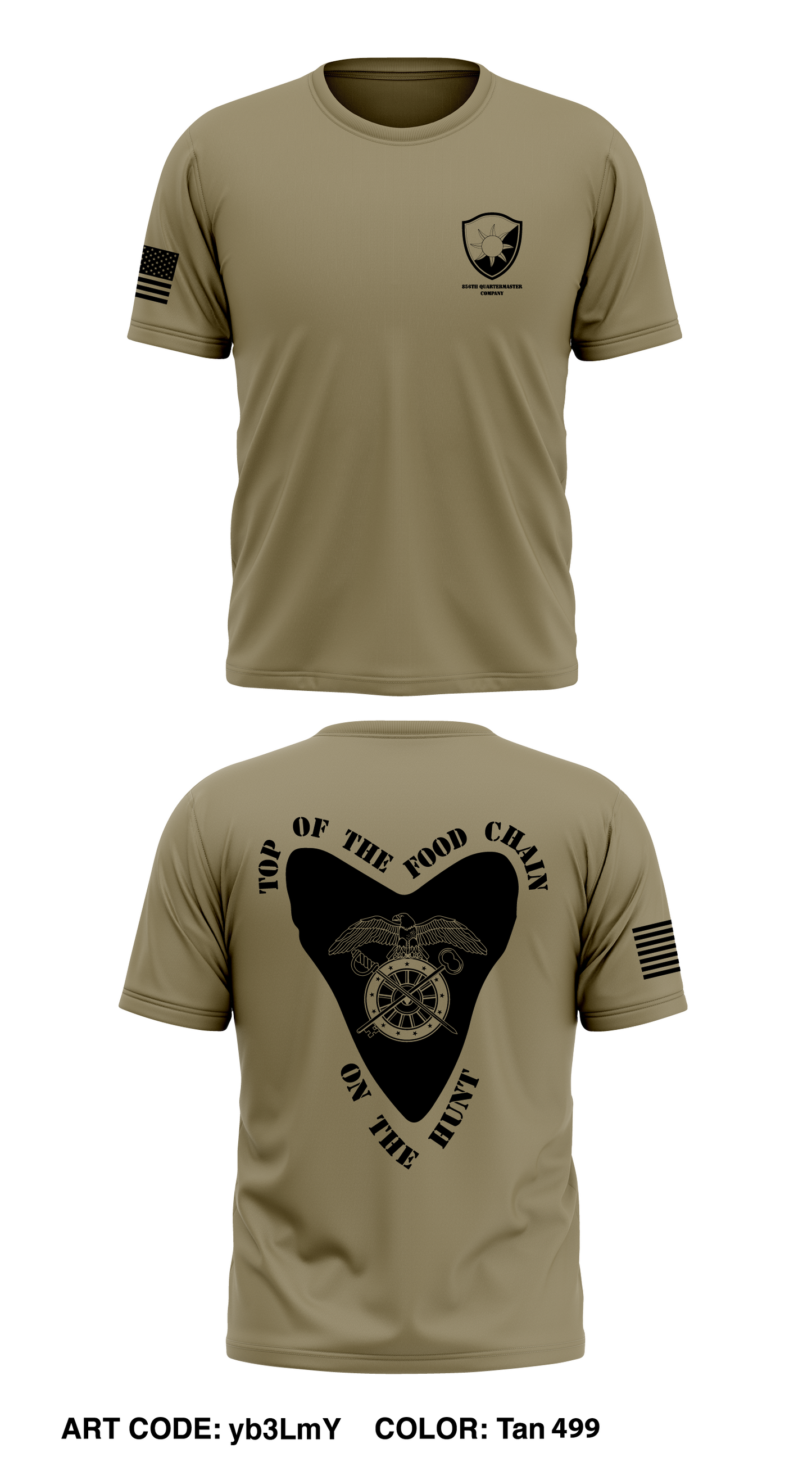 856th QM Co, Arcadia FL Store 1 Core Men's SS Performance Tee - yb3LmY