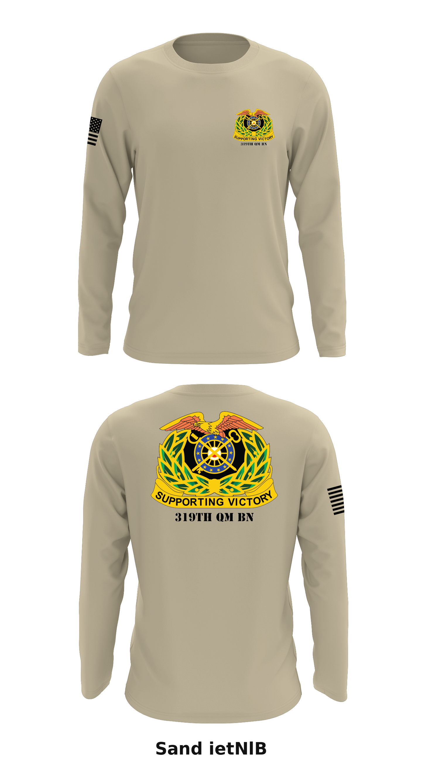 319th QM BN Store 1 Core Men's LS Performance Tee - ietNlB