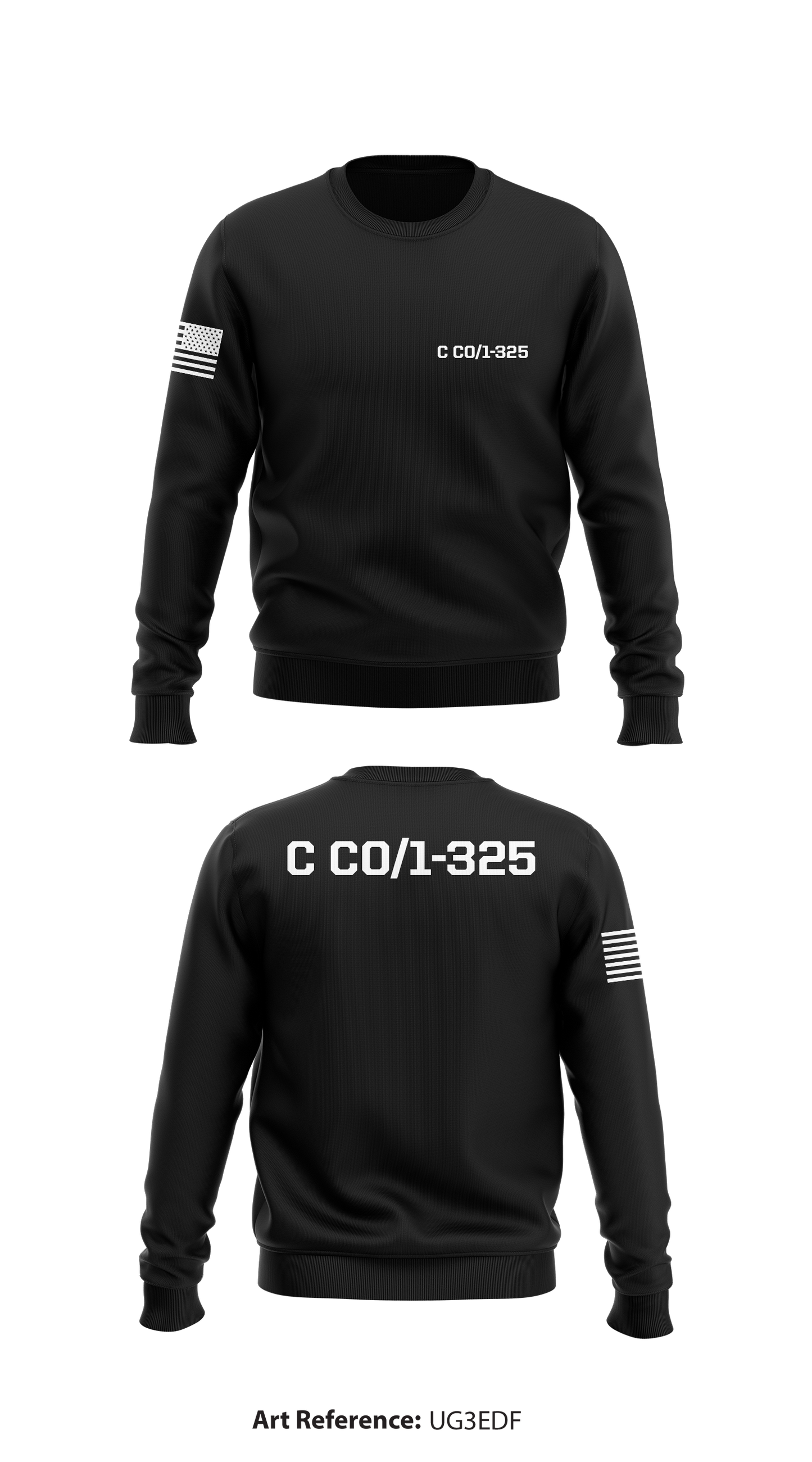 C co/1-325 Store 1 Core Men's Crewneck Performance Sweatshirt - uG3EdF