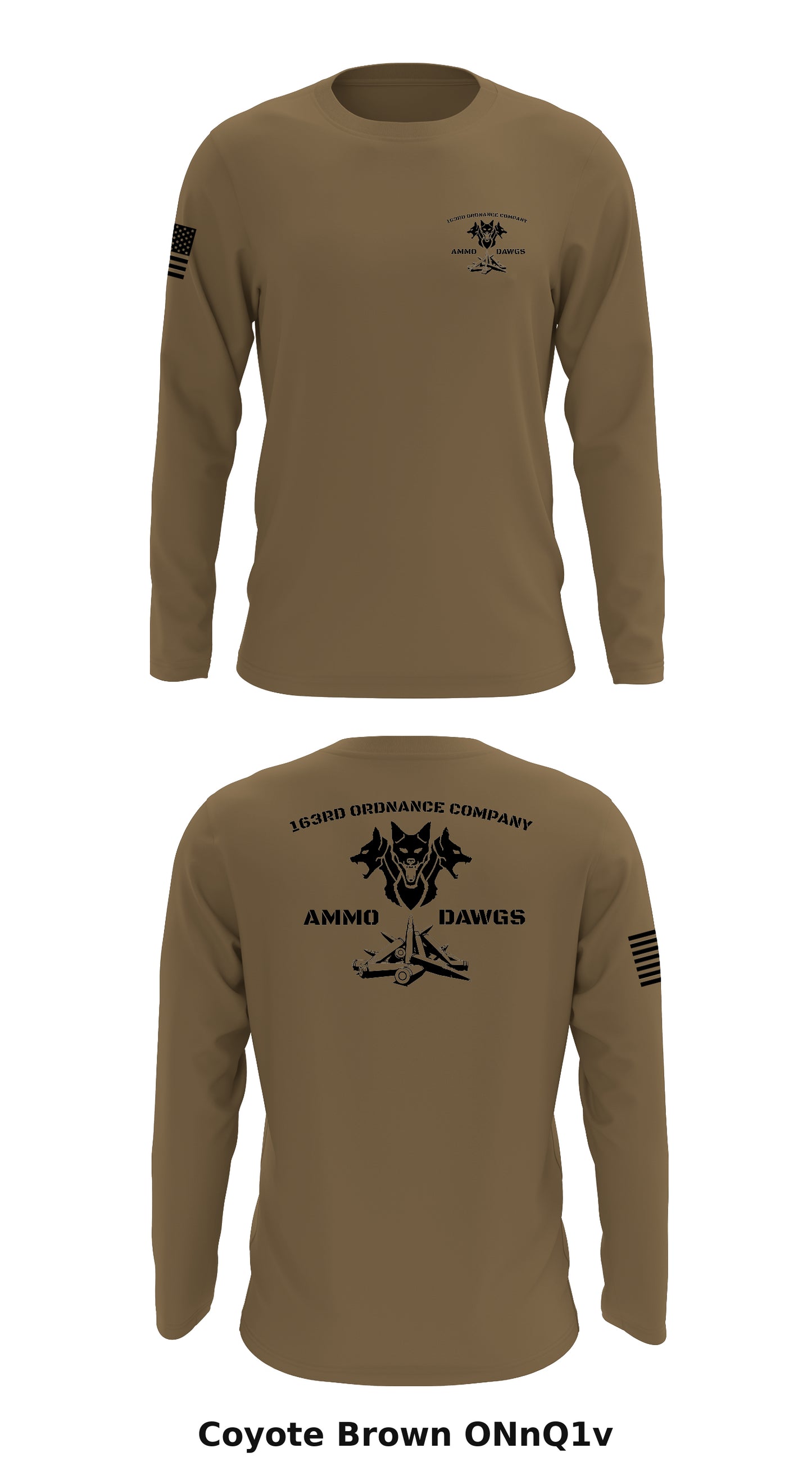 163rd Ordnance Company Store 1 Core Men's LS Performance Tee - ONnQ1v