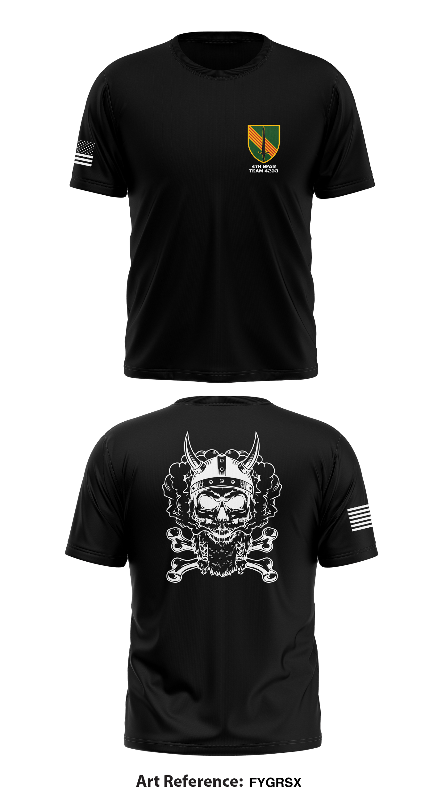 4th SFAB Team 4233 Store 1 Core Men's SS Performance Tee - fyGRSX
