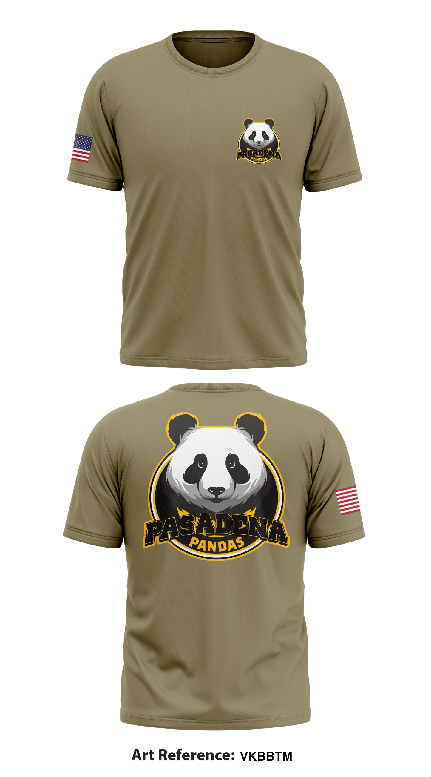 Pasadena Army RS Store 1 Core Men's SS Performance Tee - VkBBTM