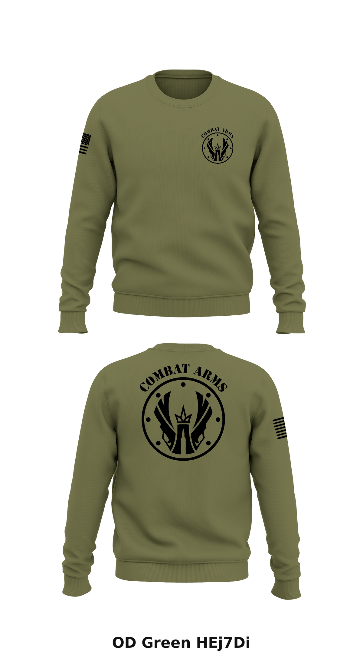 Combat Arms Store 1 Core Men's Crewneck Performance Sweatshirt - HEj7Di