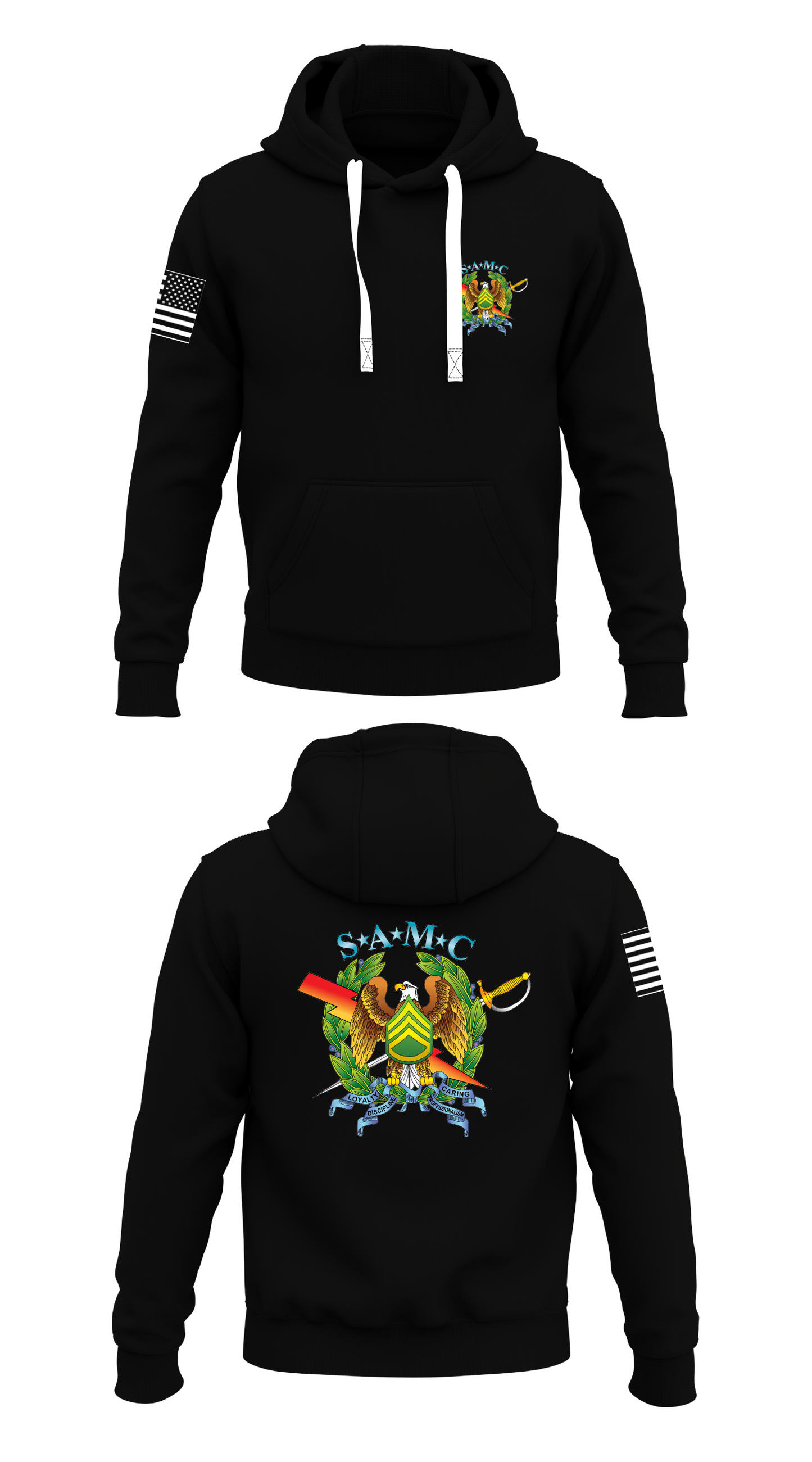 Sergeant Audie Murphy Association Store 1 Core Men's Hooded Performance Sweatshirt - 81335579197