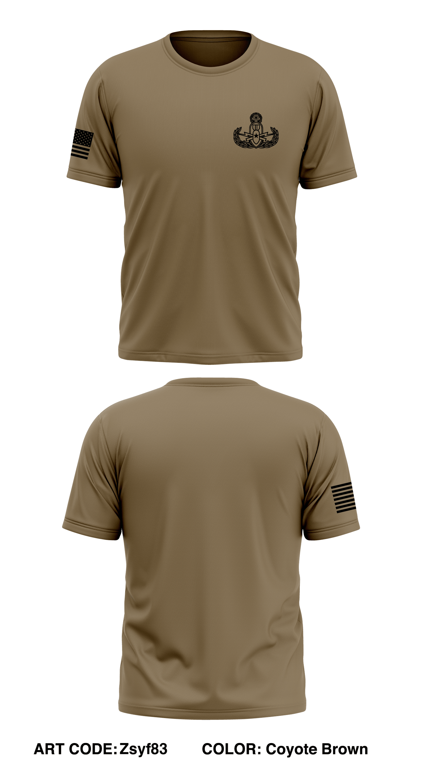 22nd EOD Store 1 Core Men's SS Performance Tee - Zsyf83
