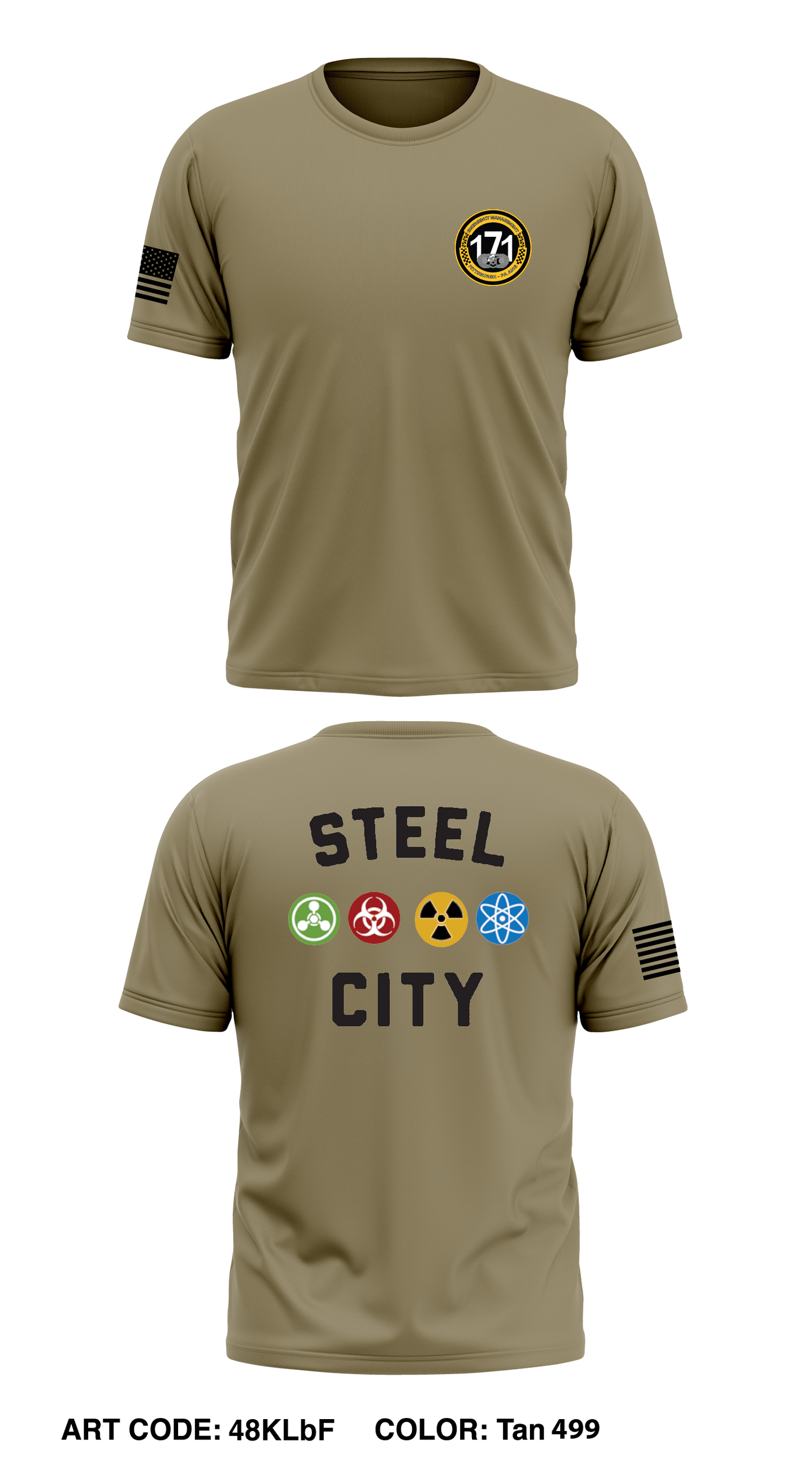 171 CES/CEX Store 1 Core Men's SS Performance Tee - 48KLbF