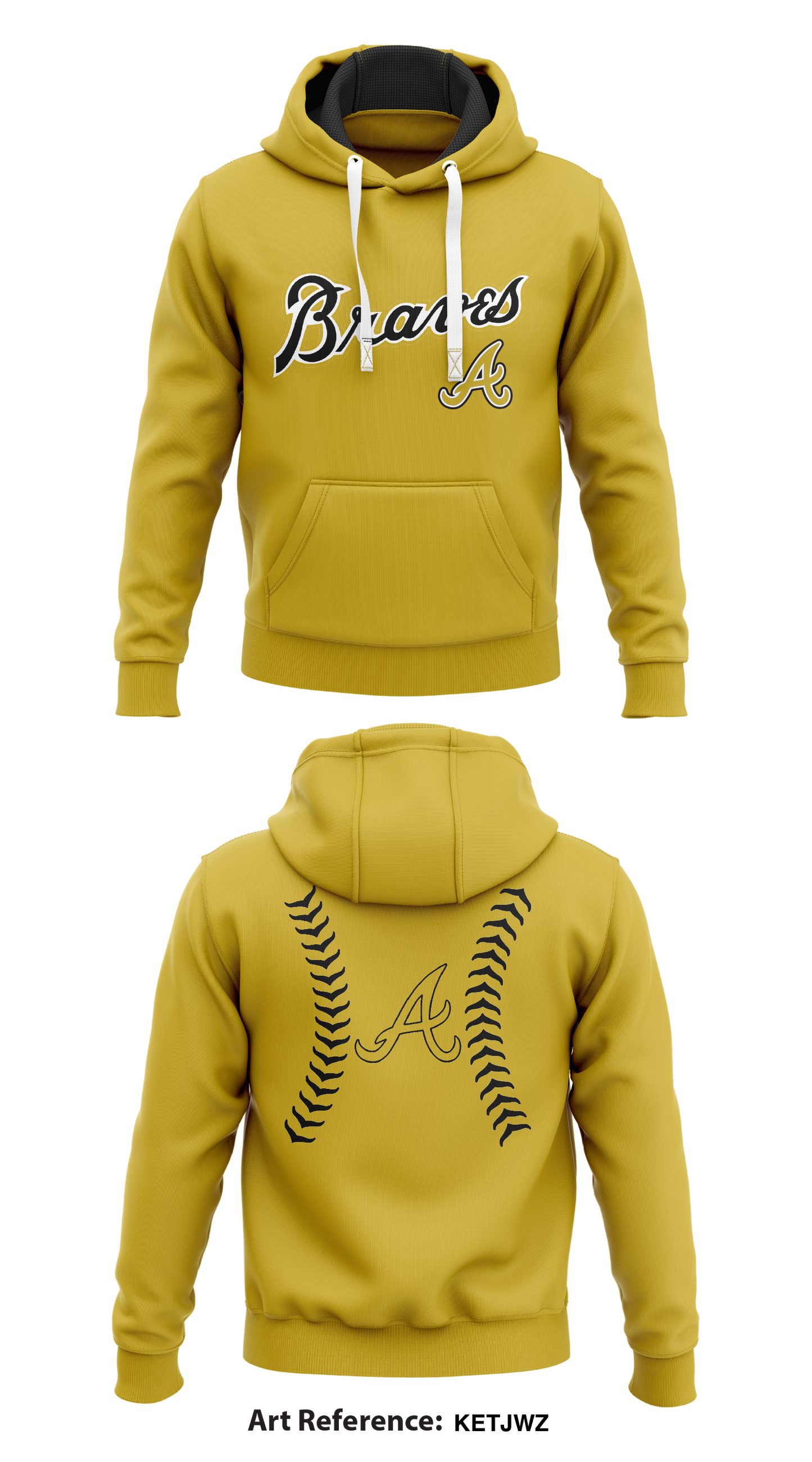 Braves Store 1 Core Men's Hooded Performance Sweatshirt - keTJwZ