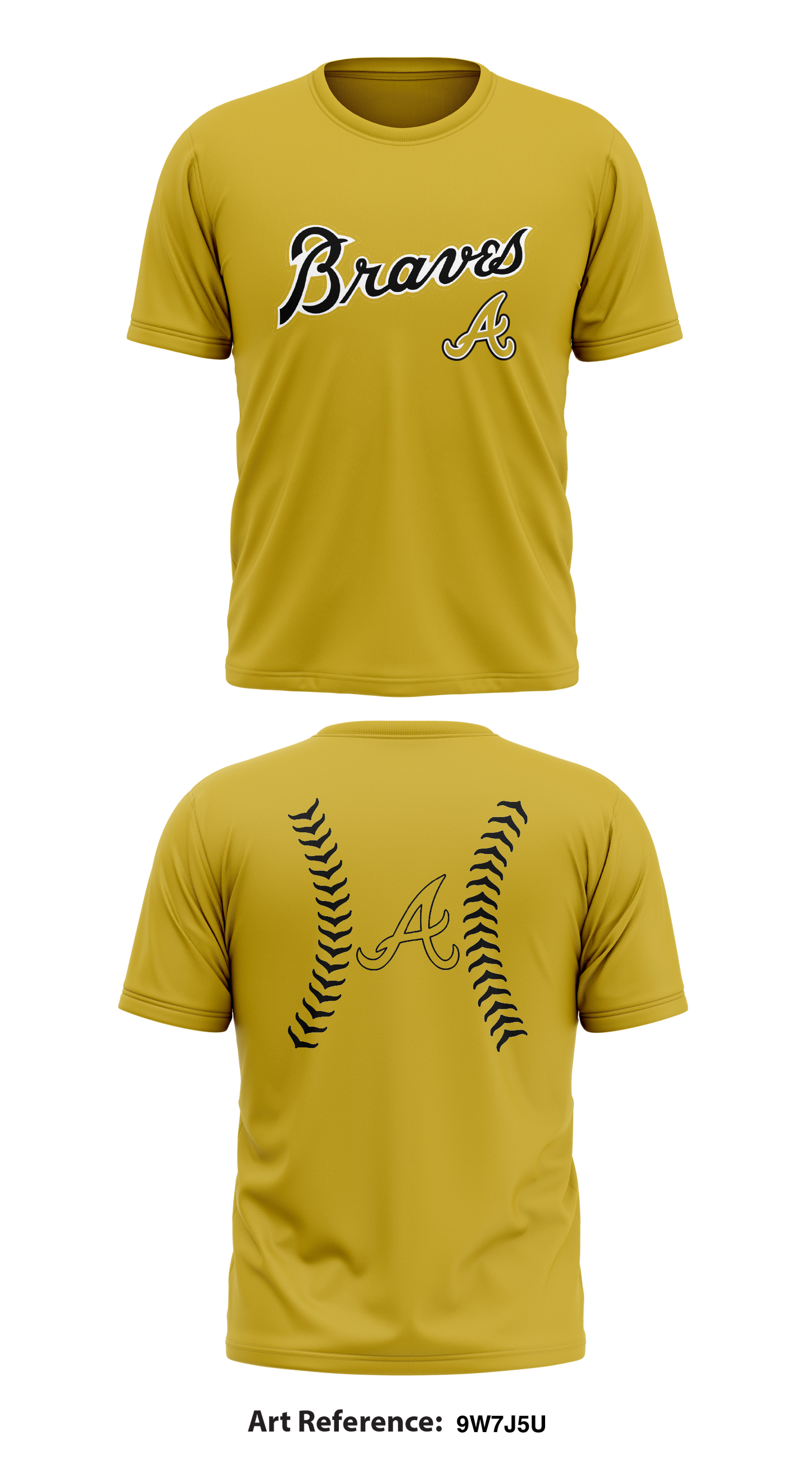 Braves Store 1 Core Men's SS Performance Tee - 9w7J5u