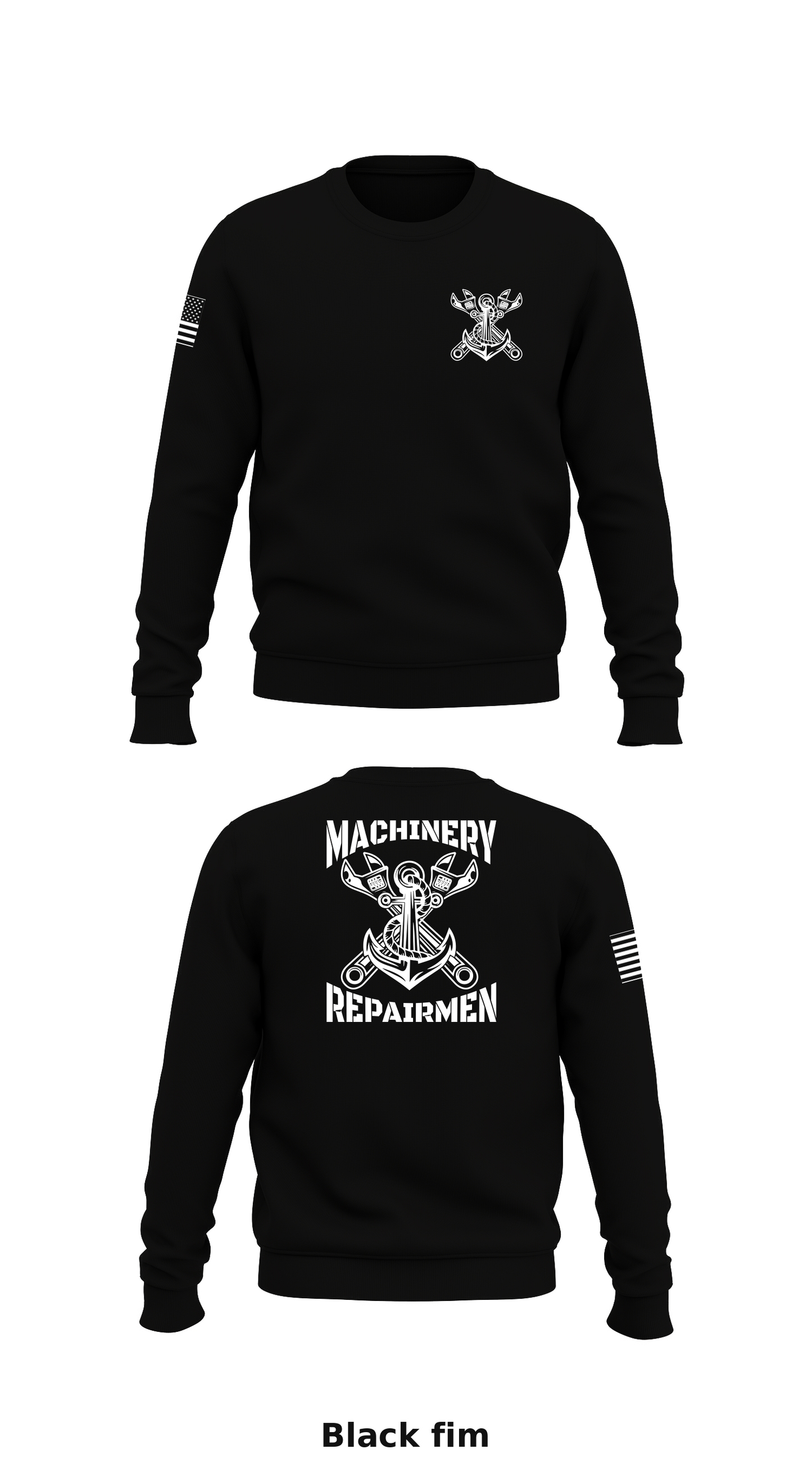 Machinery Repairmen Store 1 Core Men's Crewneck Performance Sweatshirt - fim