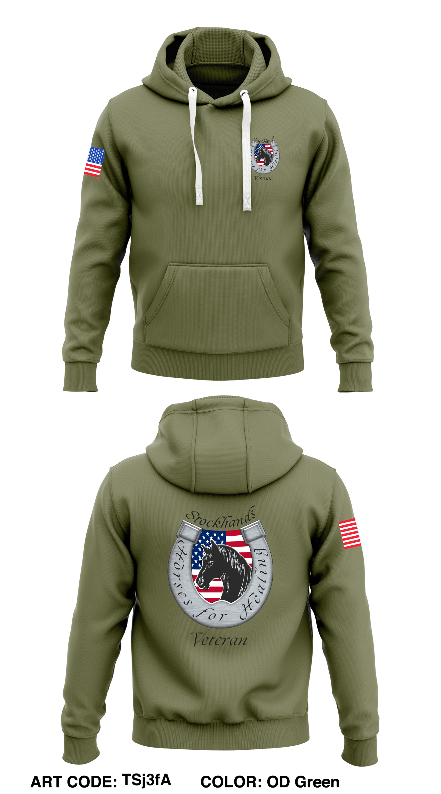 Stockshands Horses For Healing Store 1 Core Men's Hooded Performance Sweatshirt - TSj3fA