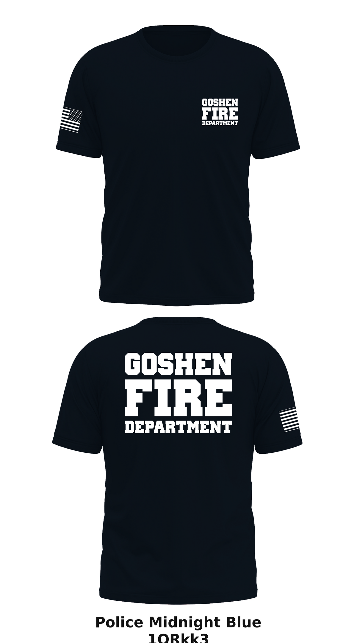 GOSHEN FIRE DEPARTMENT Store 1 Core Men's SS Performance Tee - 1ORkk3