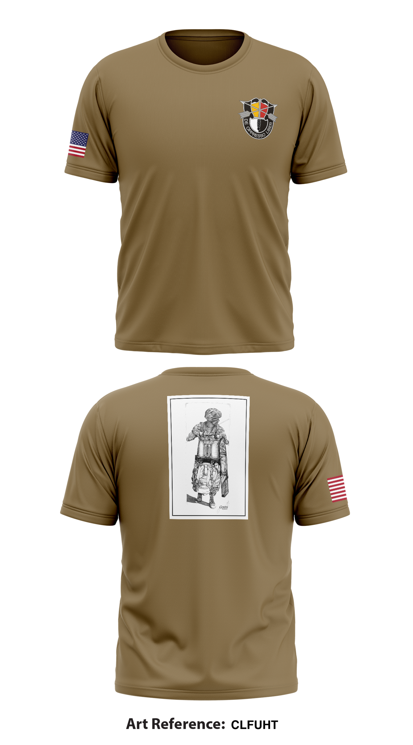 3rd Special Forces Group Store 1 Core Men's SS Performance Tee - CLFuHt