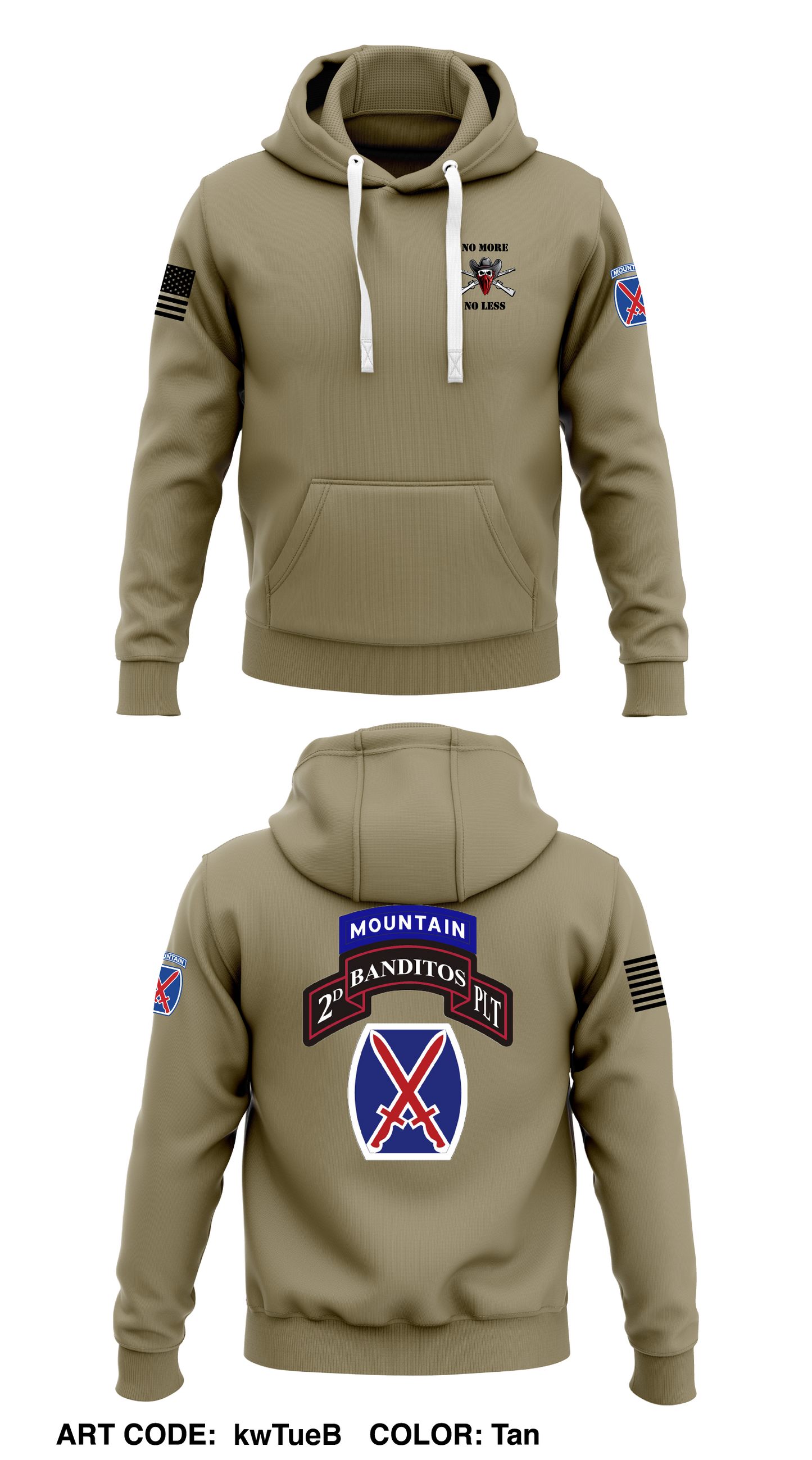 B CO, 2-4 IN REGT Store 1 Core Men's Hooded Performance Sweatshirt - kwTueB