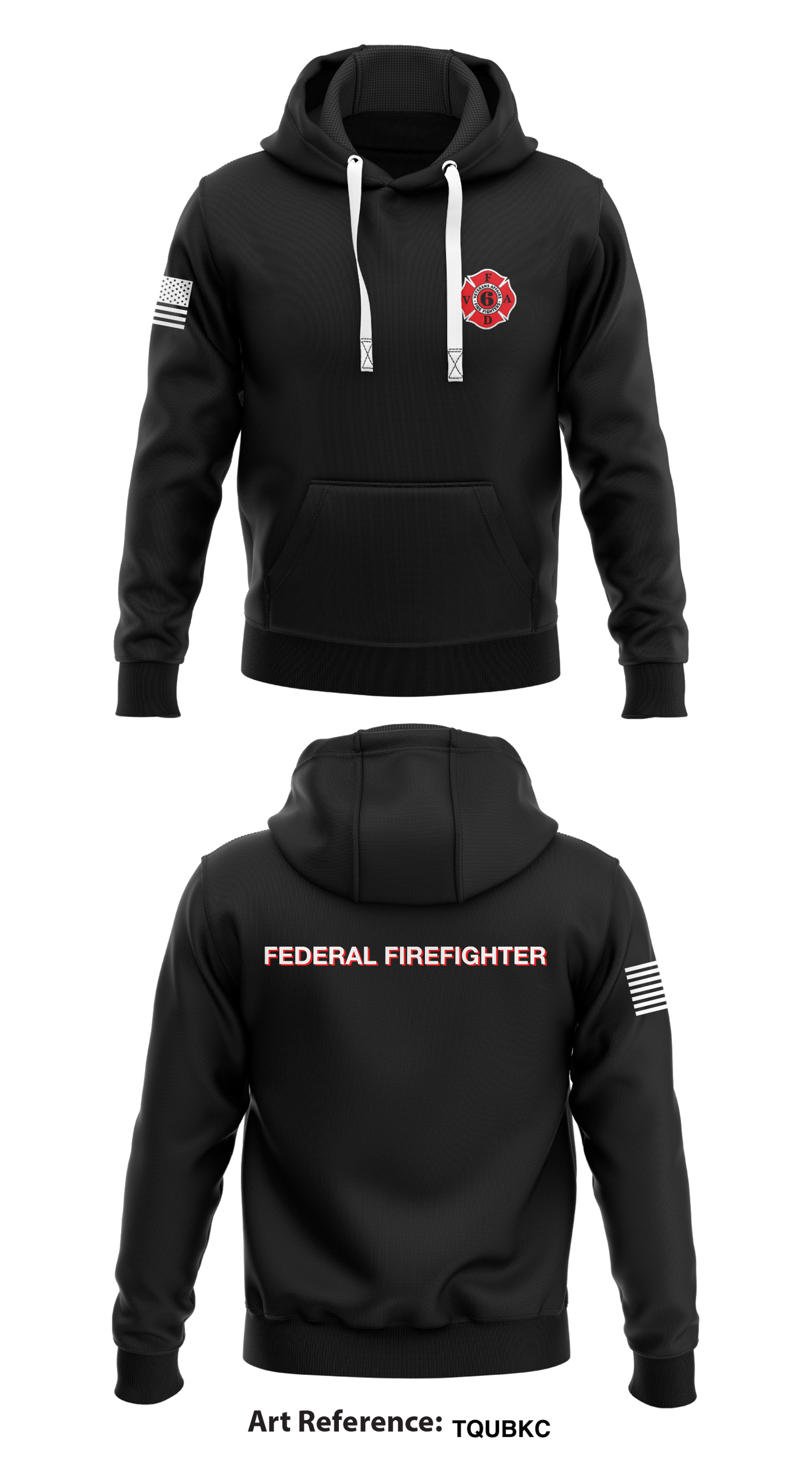 Veteran Affairs Fire Department-Bath, NY Store 1 Core Men's Hooded Performance Sweatshirt - TQUBKC