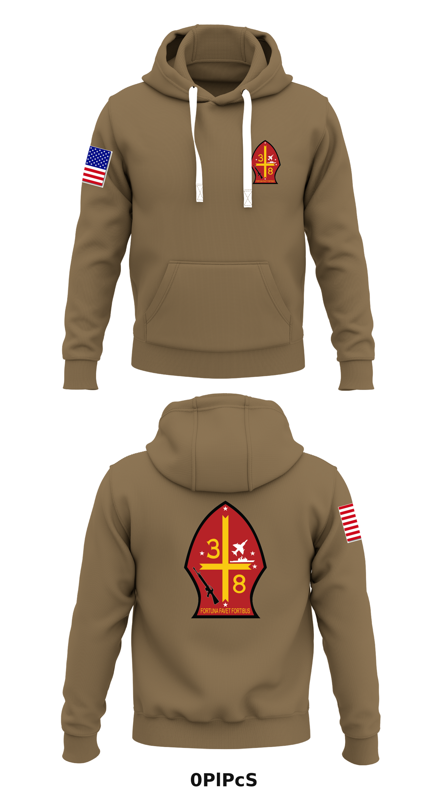 3/8 Store 1 Core Men's Hooded Performance Sweatshirt - 0PlPcS