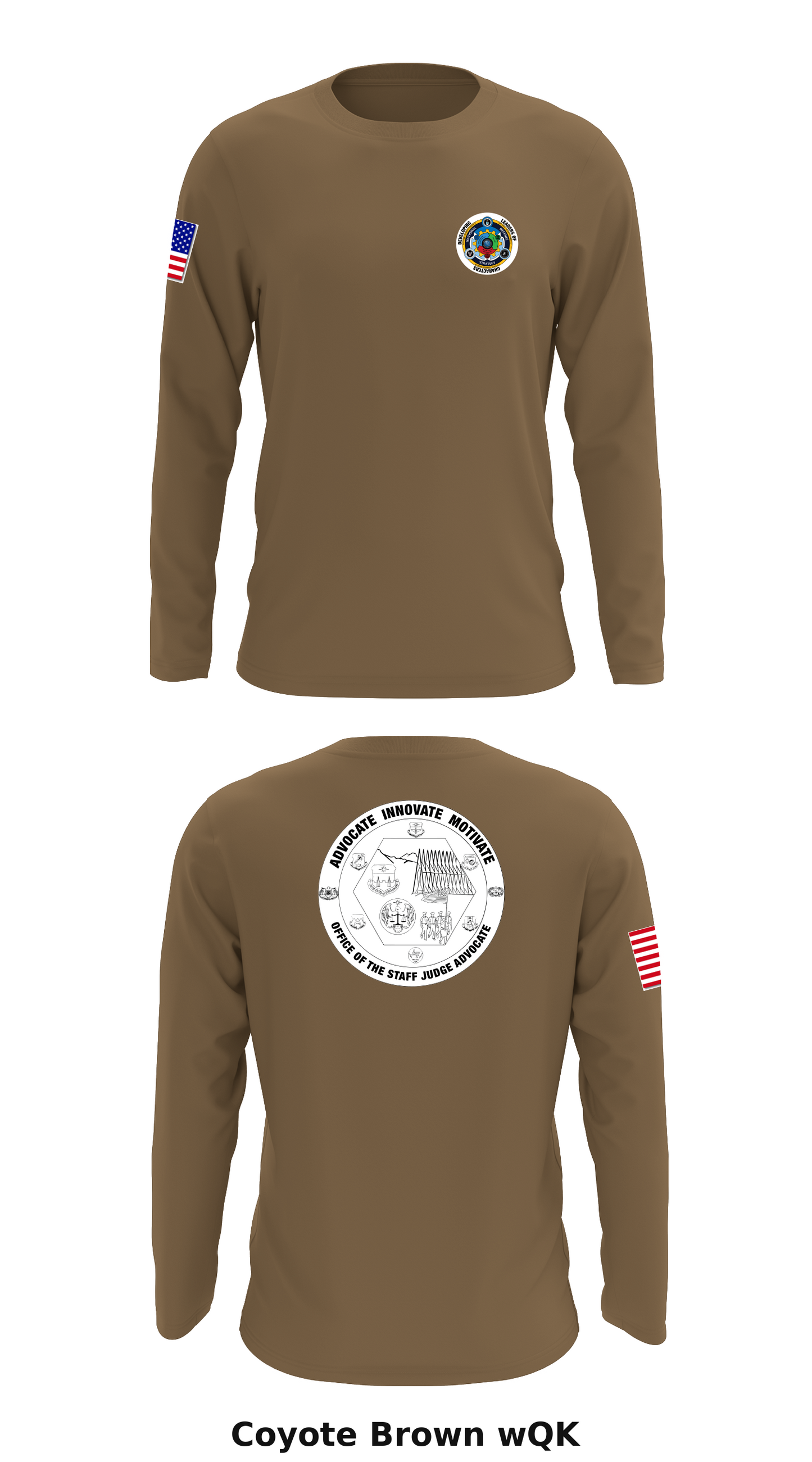 United States Air Force Academy Legal Office Store 1 Core Men's LS Performance Tee - wQK