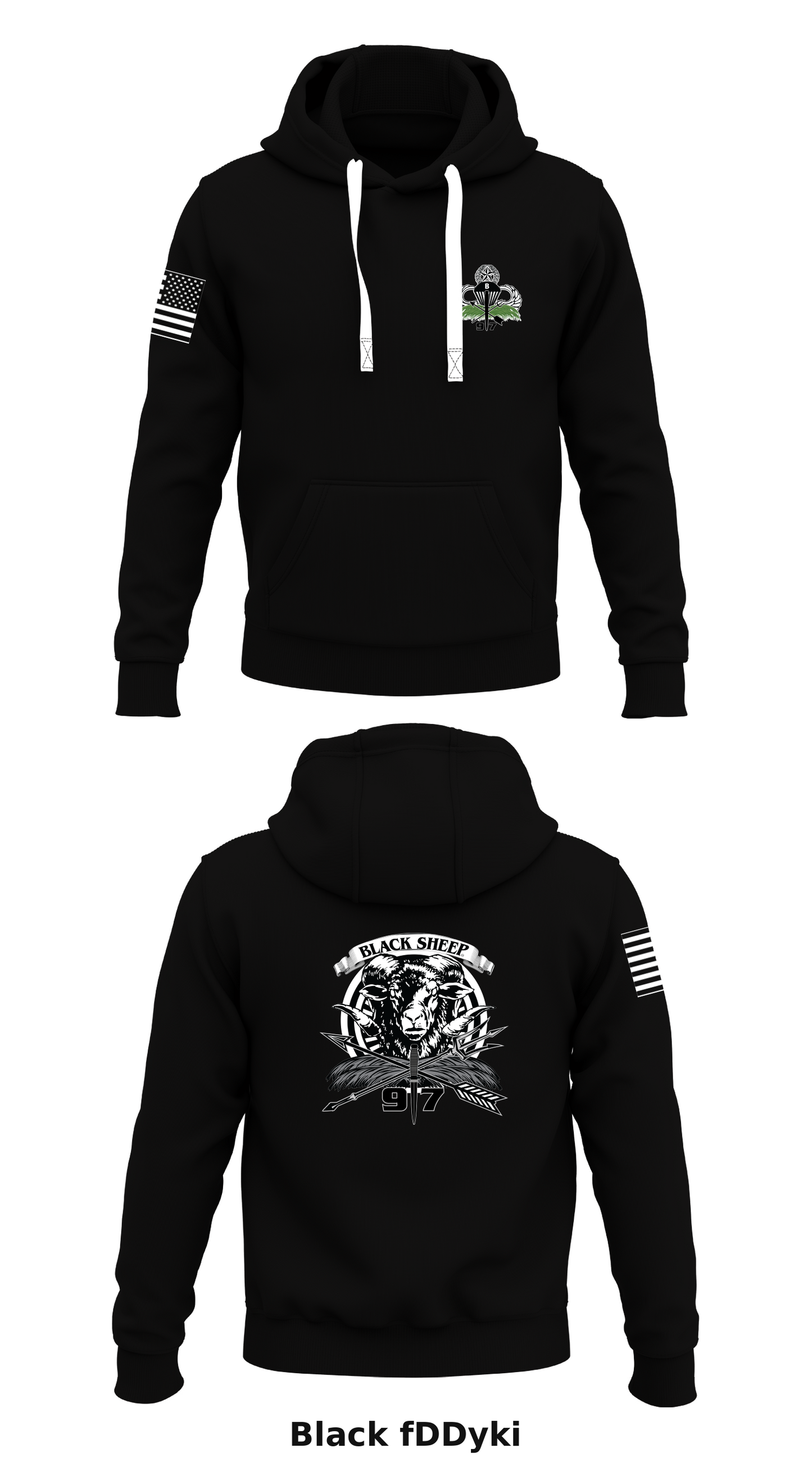 B/97th Civil Affairs Battalion Store 1 Core Men's Hooded Performance Sweatshirt - fDDyki