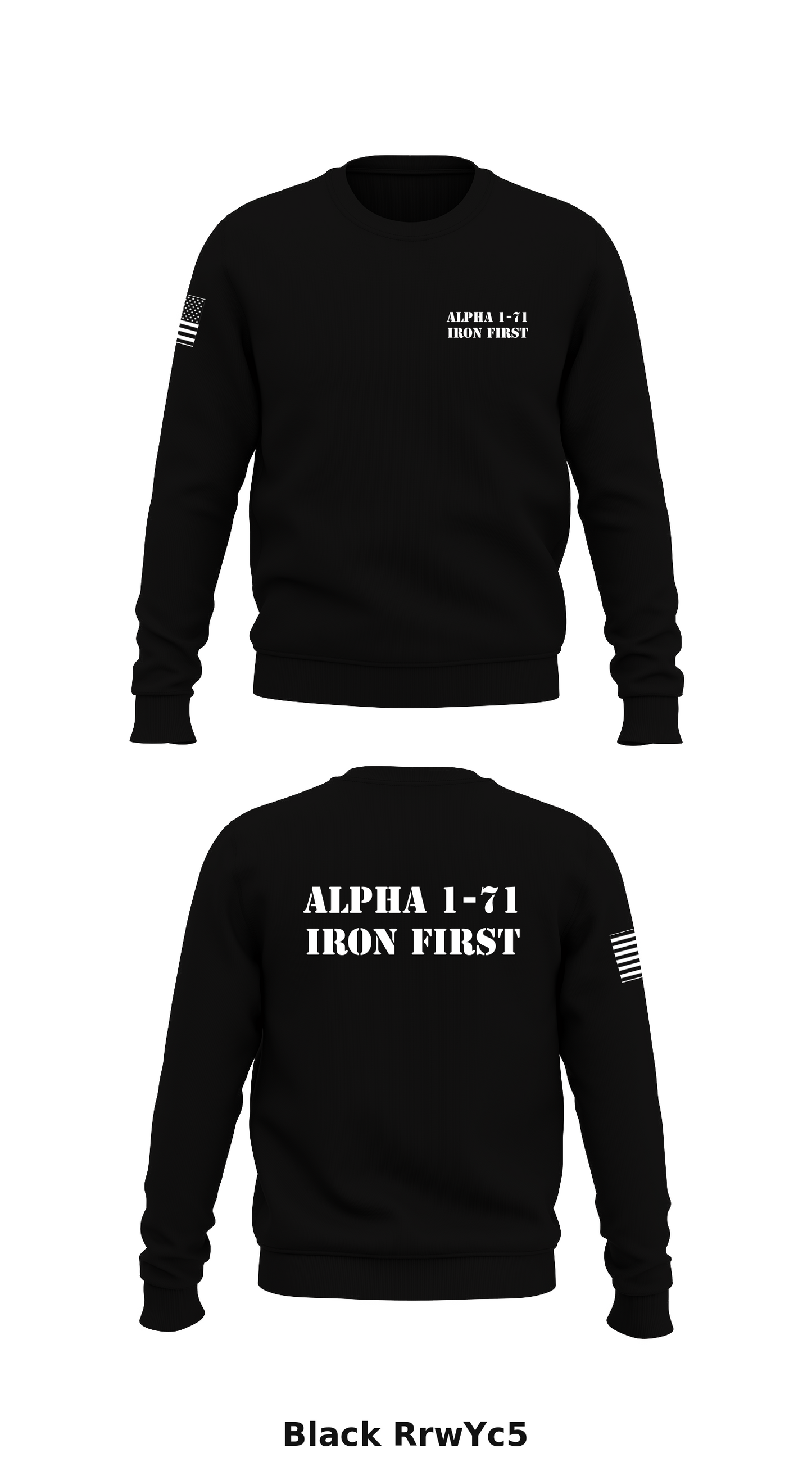 Alpha 1-71 Iron first Store 1 Core Men's Crewneck Performance Sweatshirt - RrwYc5