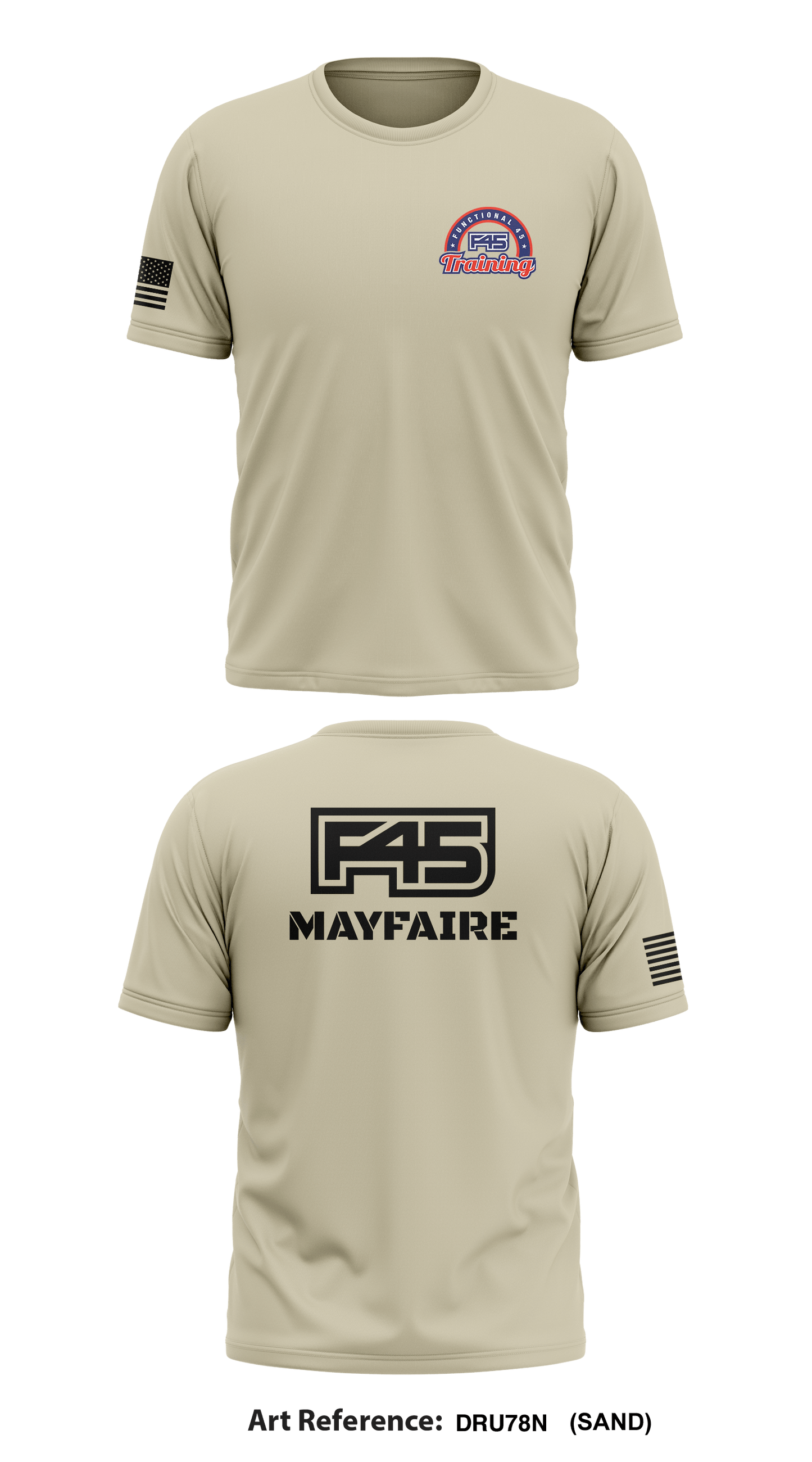 F45 Training Mayfaire Store 1 Core Men's SS Performance Tee - dru78N