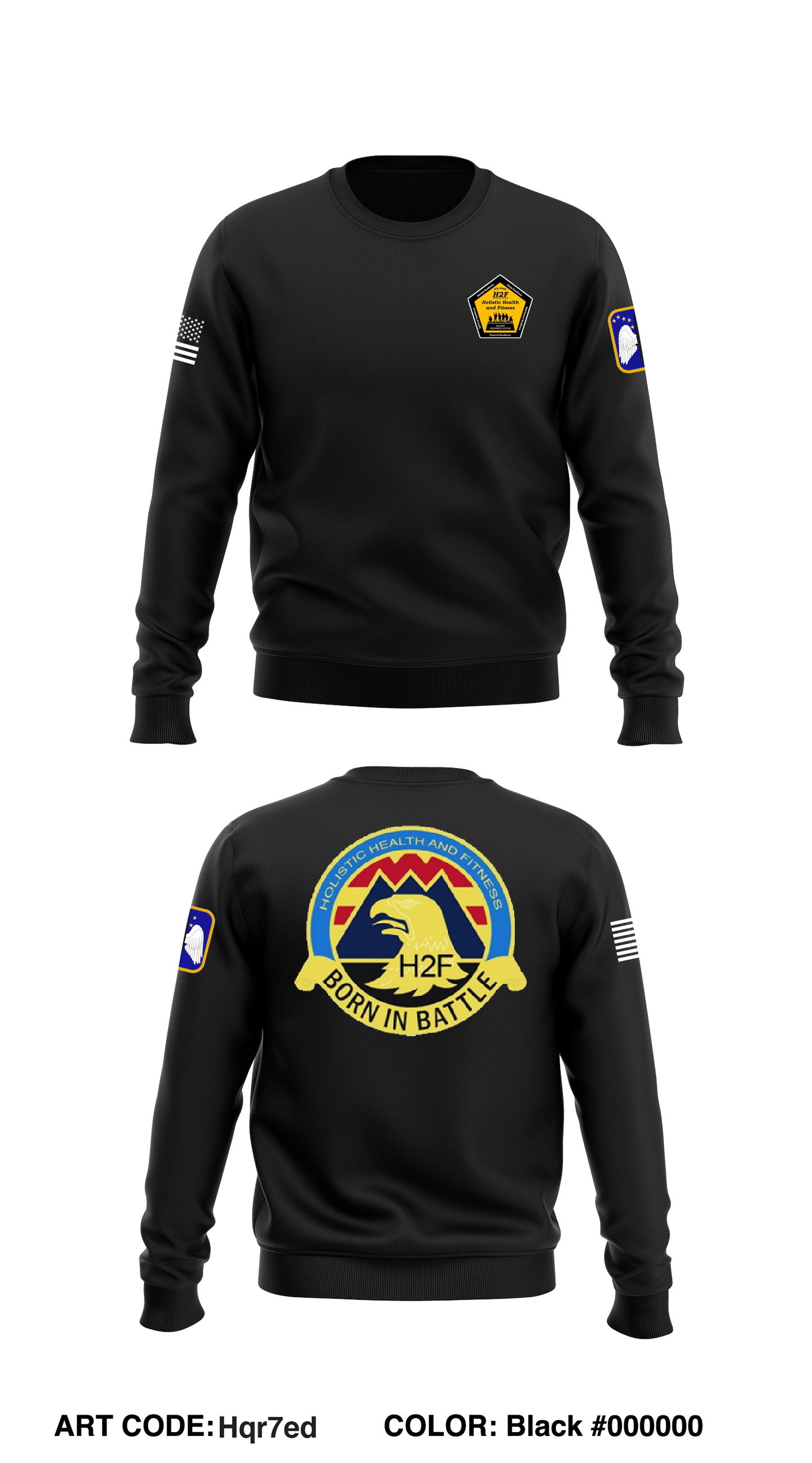 16TH CAB H2F Store 1 Core Men's Crewneck Performance Sweatshirt - Hqr7ed